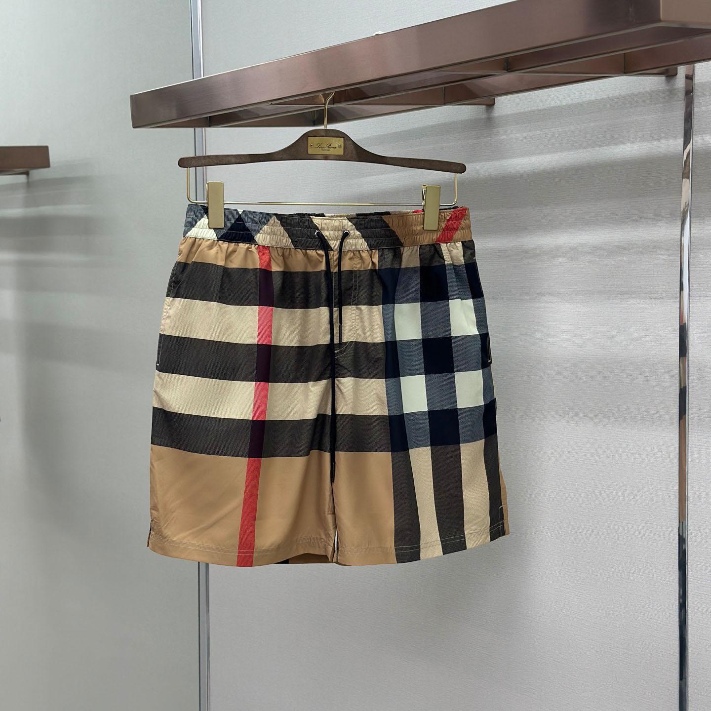 Burberry Check Swim Shorts 'Archive Beige' - DesignerGu