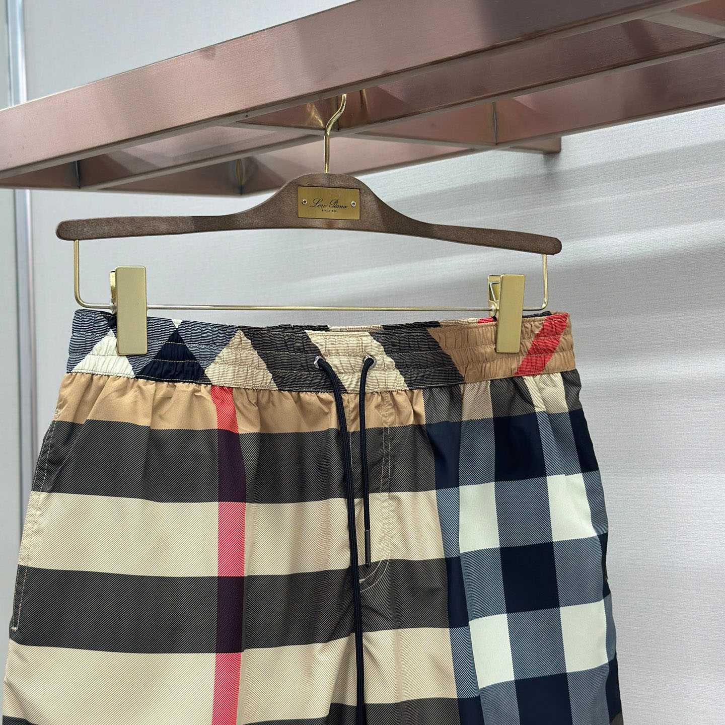Burberry Check Swim Shorts 'Archive Beige' - DesignerGu