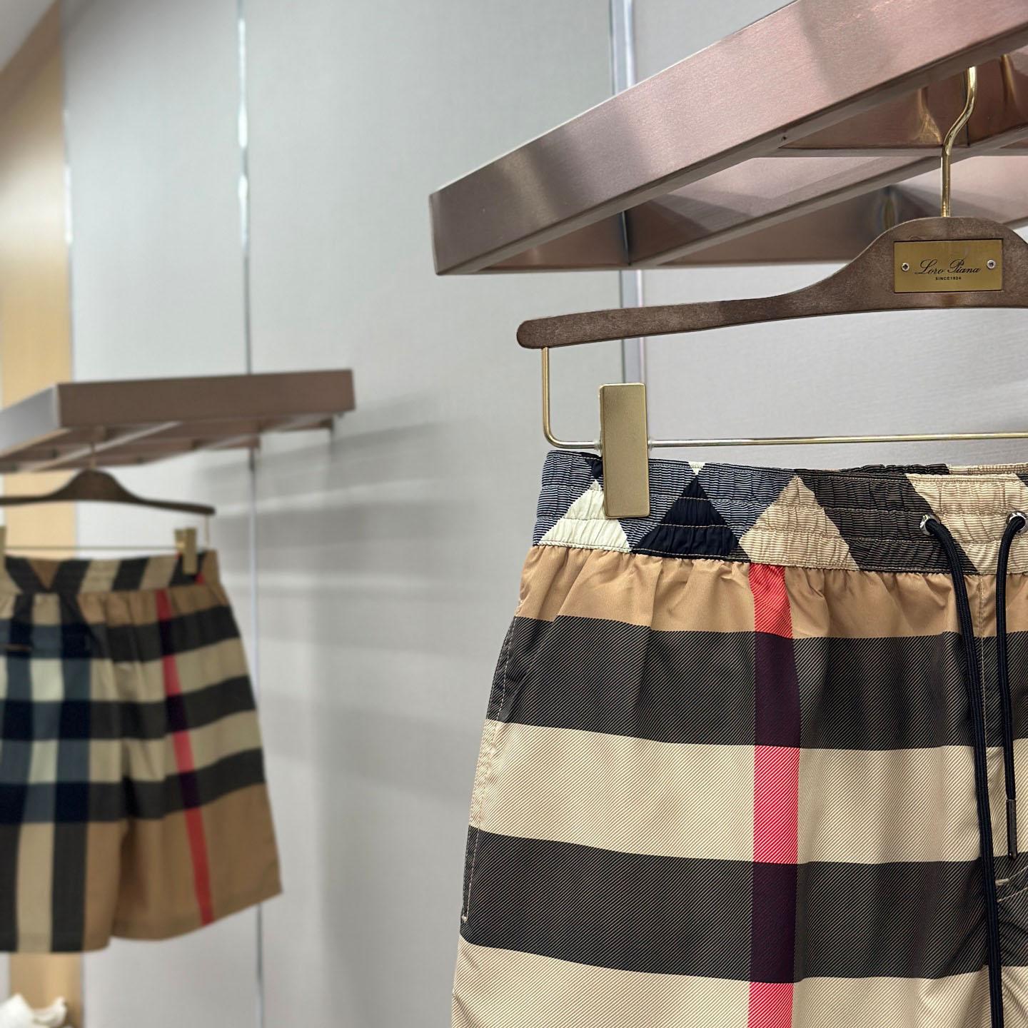 Burberry Check Swim Shorts 'Archive Beige' - DesignerGu