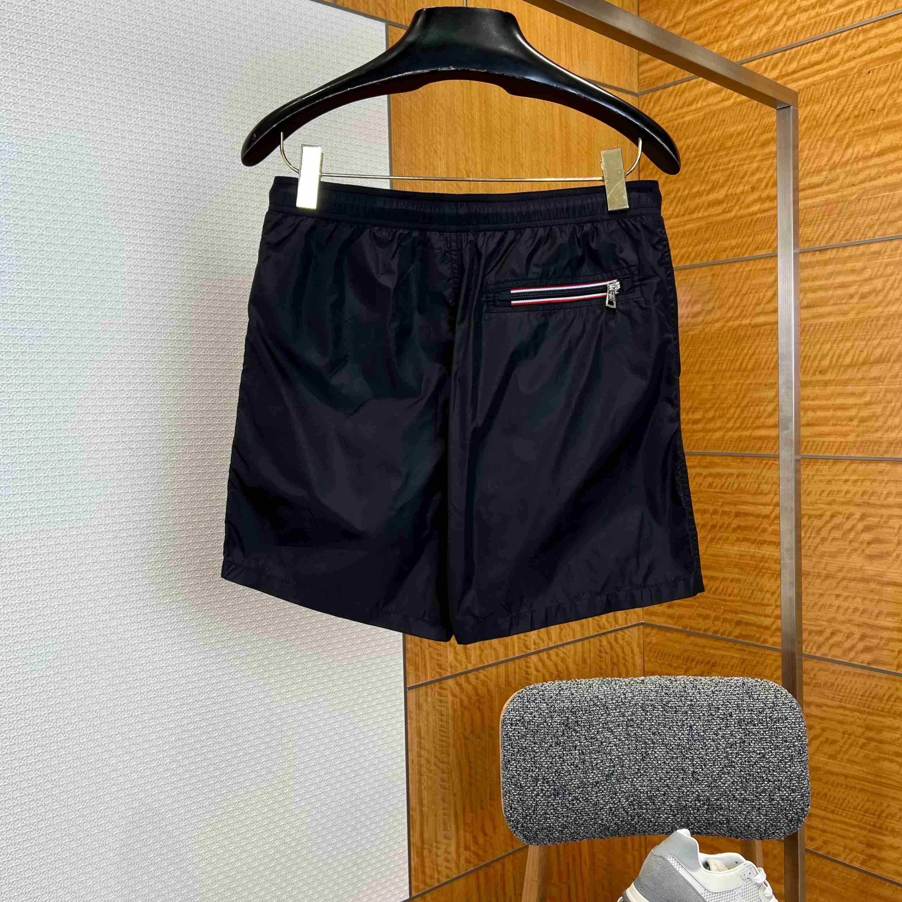 Moncler Logo-Patch Swim Shorts - DesignerGu