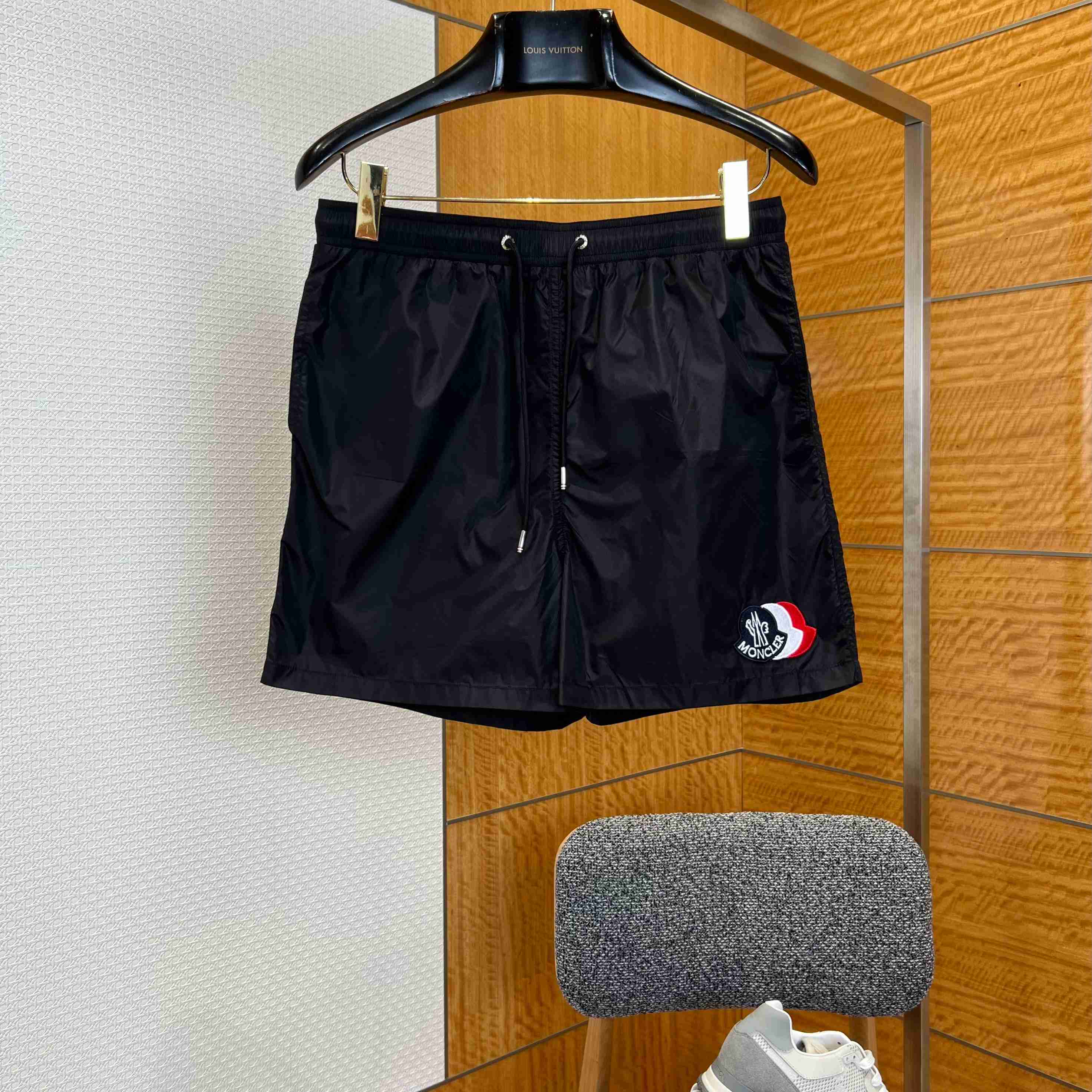 Moncler Logo-Patch Swim Shorts - DesignerGu