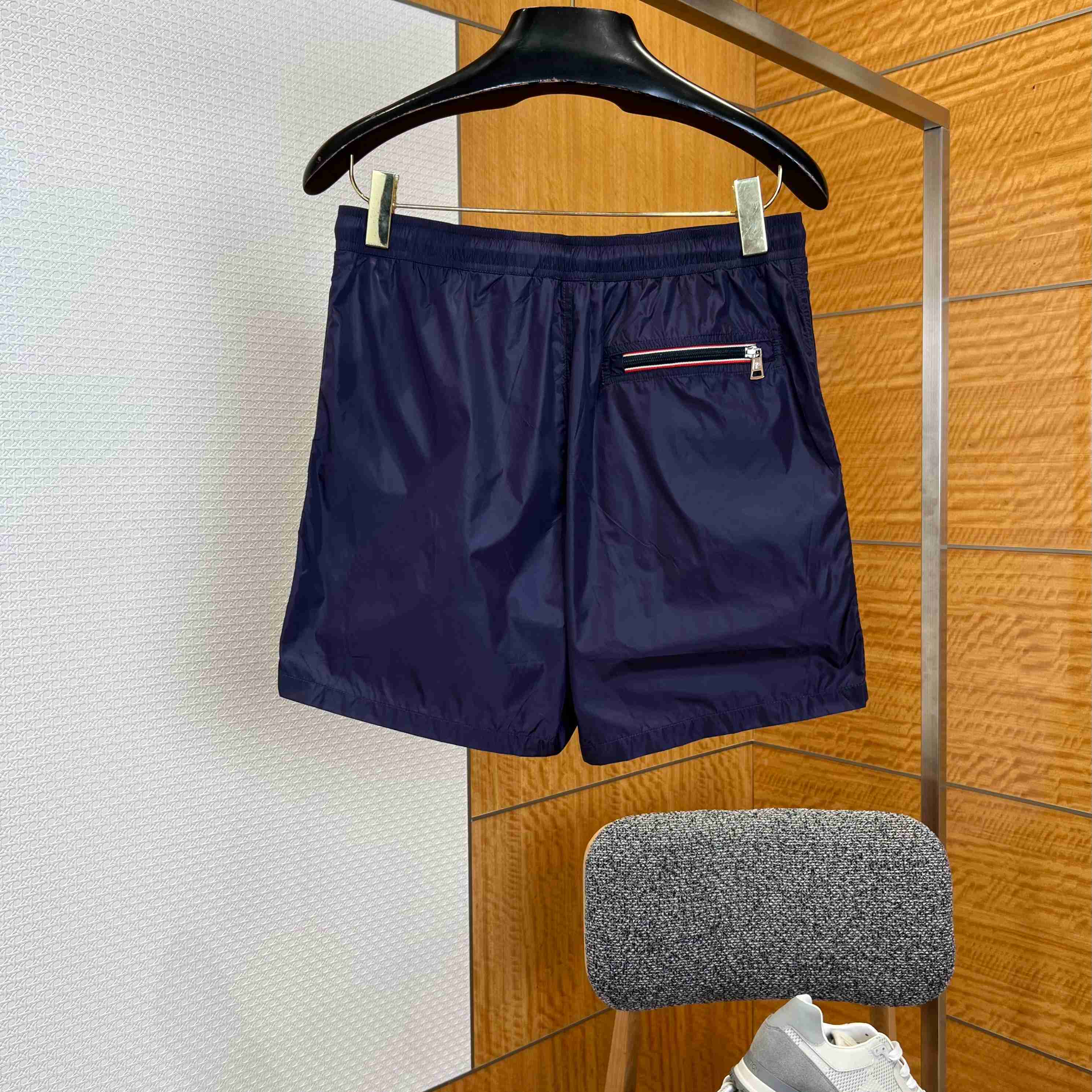 Moncler Logo-Patch Swim Shorts - DesignerGu