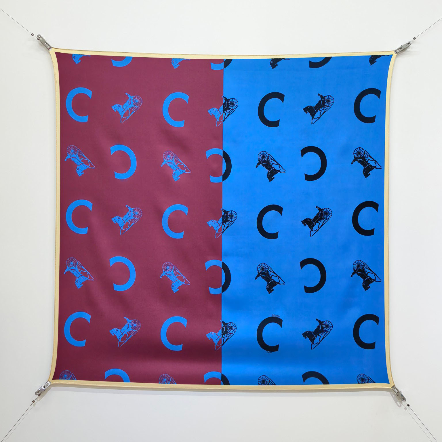 Celine  Square In Silk Twill - DesignerGu