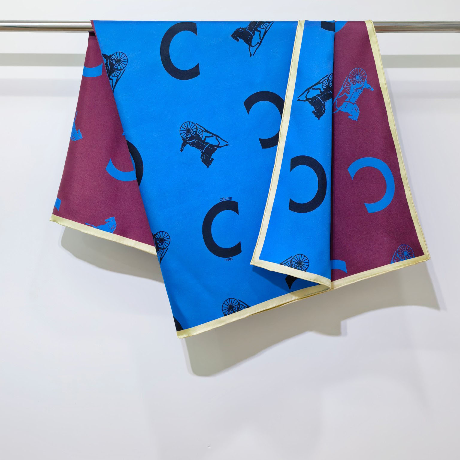 Celine  Square In Silk Twill - DesignerGu