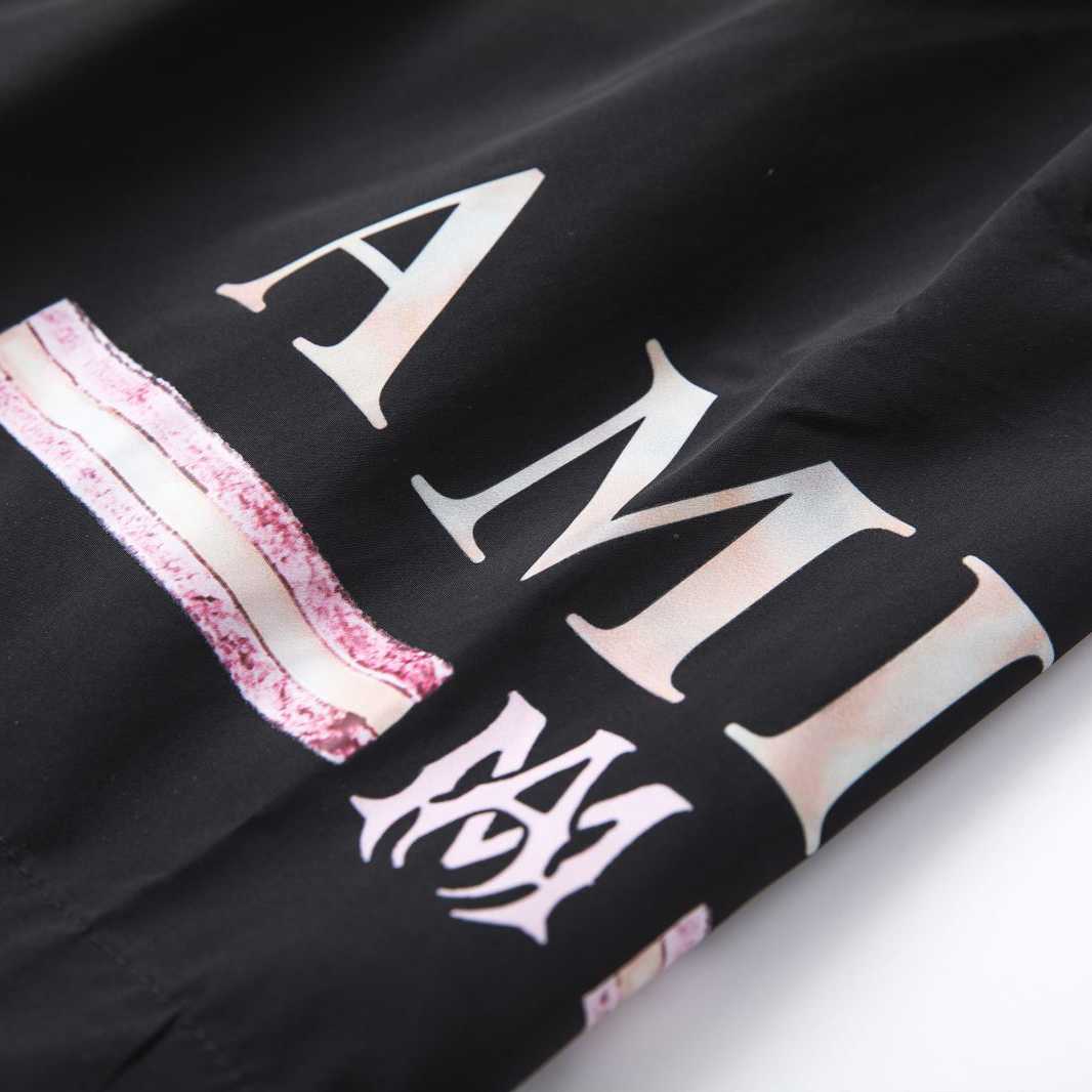 Amiri Watercolour Bar Sweat Shorts - DesignerGu
