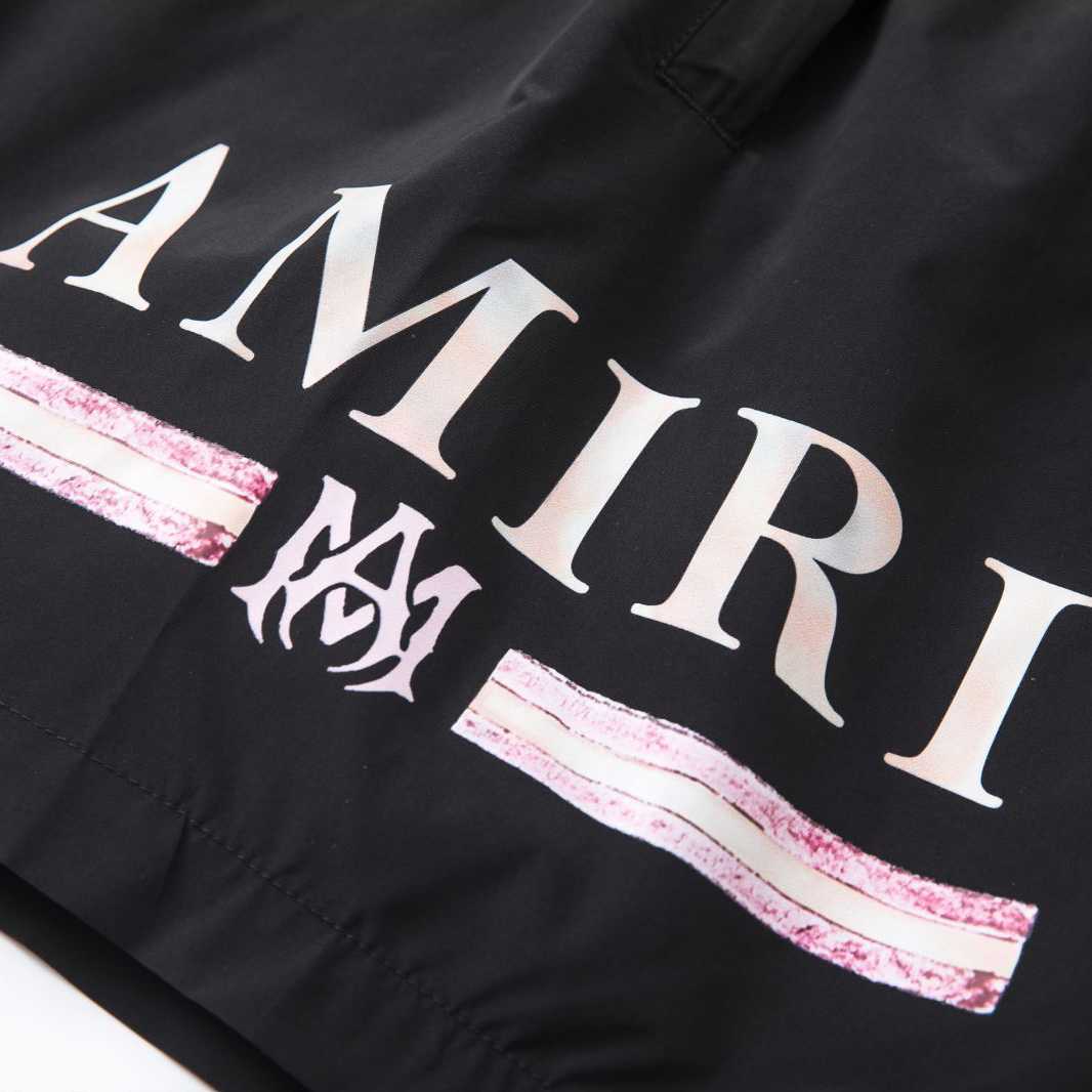 Amiri Watercolour Bar Sweat Shorts - DesignerGu