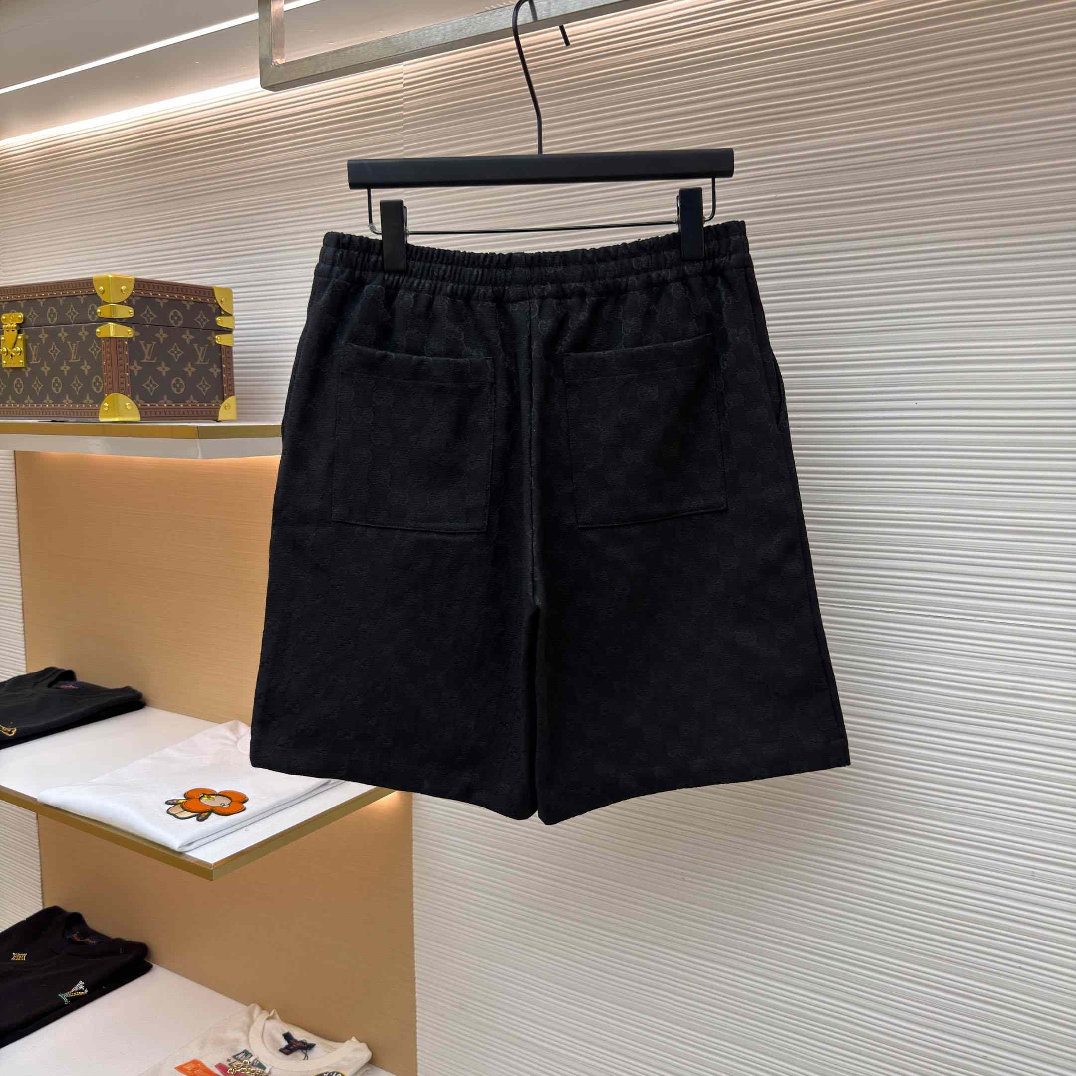 Gucci GG Canvas Linen Blen Shorts - DesignerGu