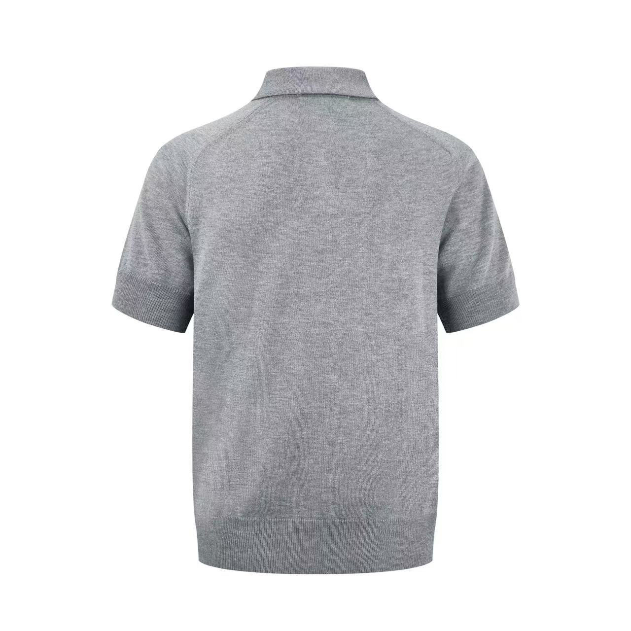 AMI Paris Ami De Coeur Knitted Polo - DesignerGu