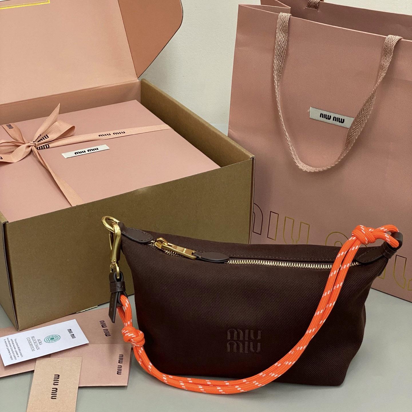 Miu Miu Gabardine Pouch - DesignerGu