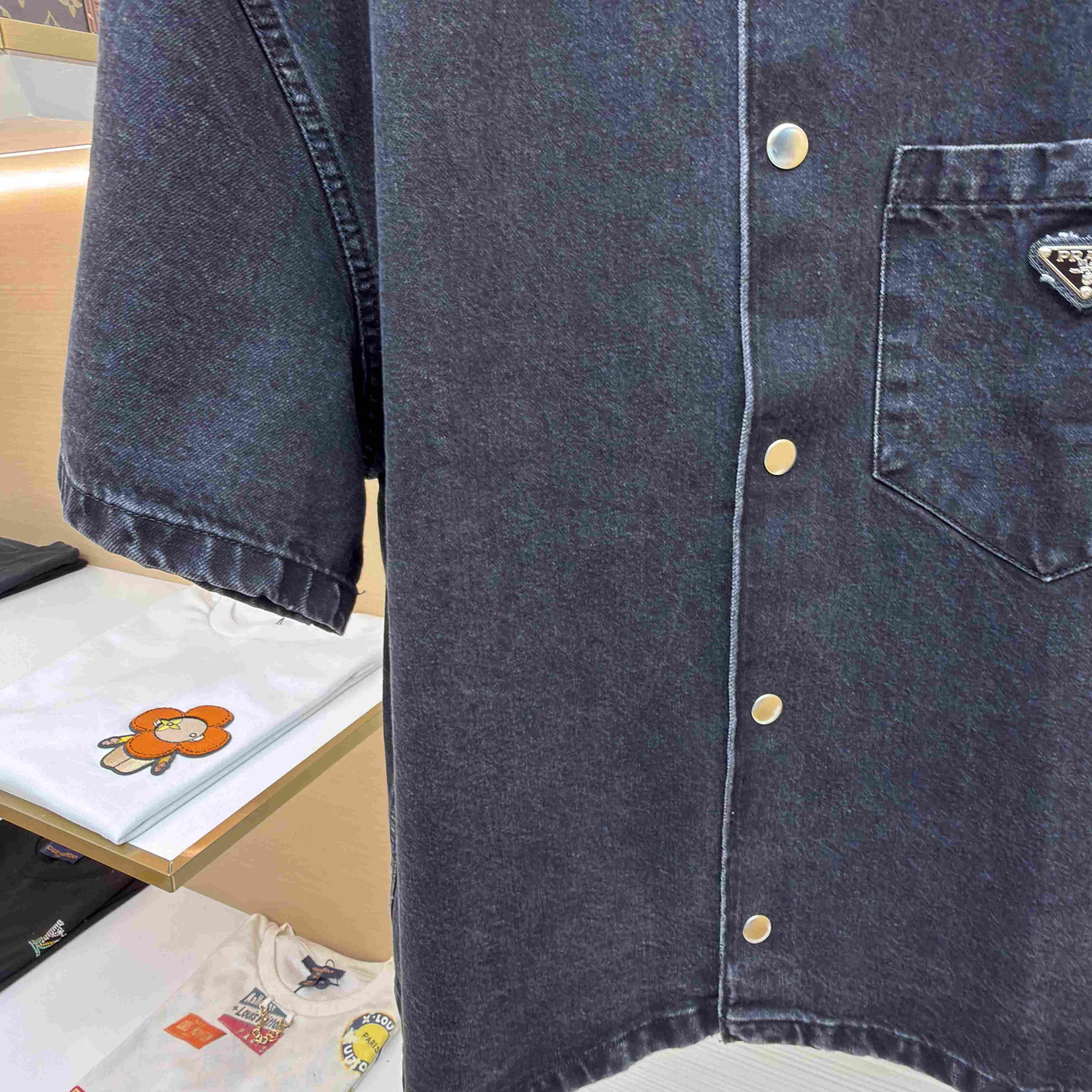 Prada Denim Shirt - DesignerGu