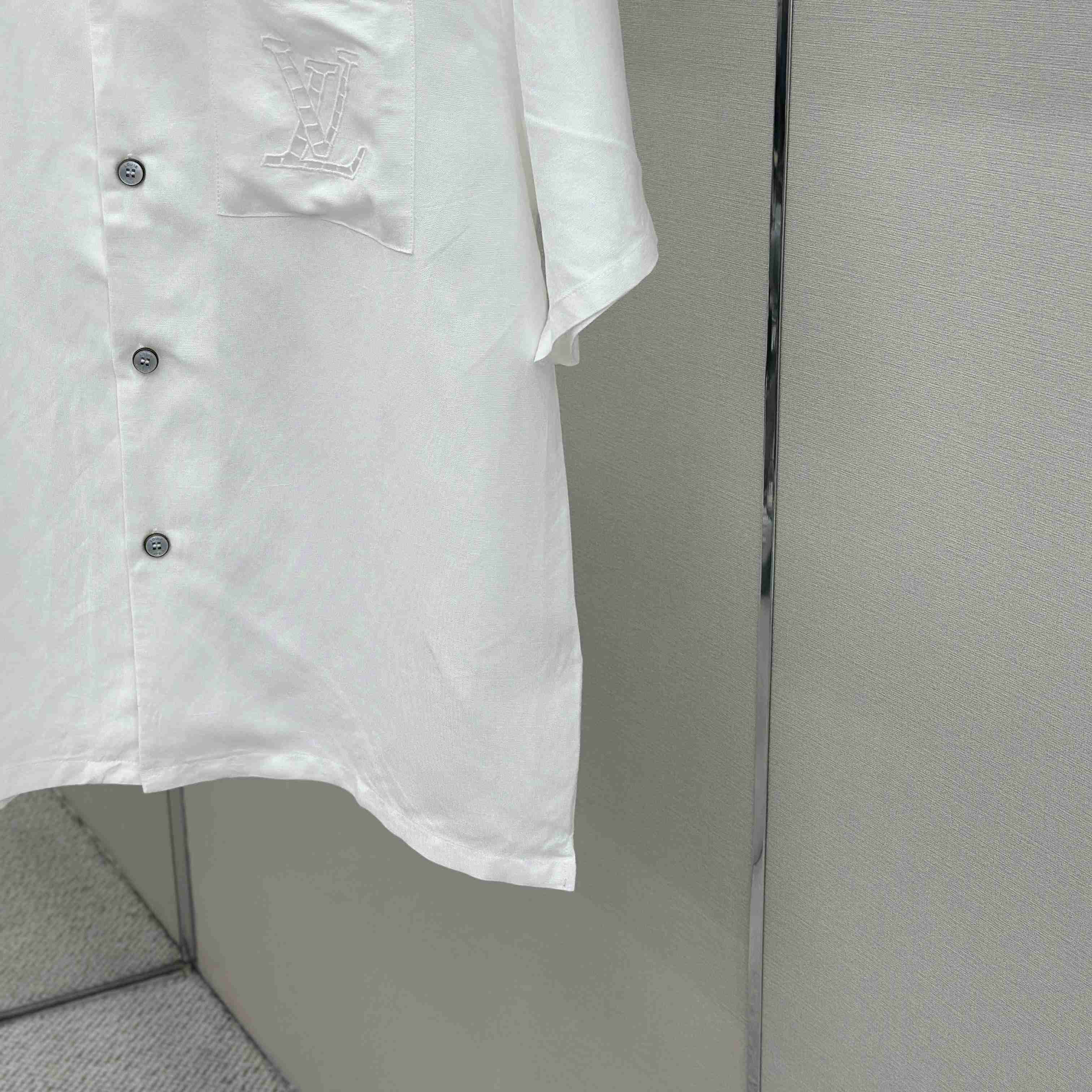 Louis Vuitton Embroidered Short-Sleeved Shirt - DesignerGu