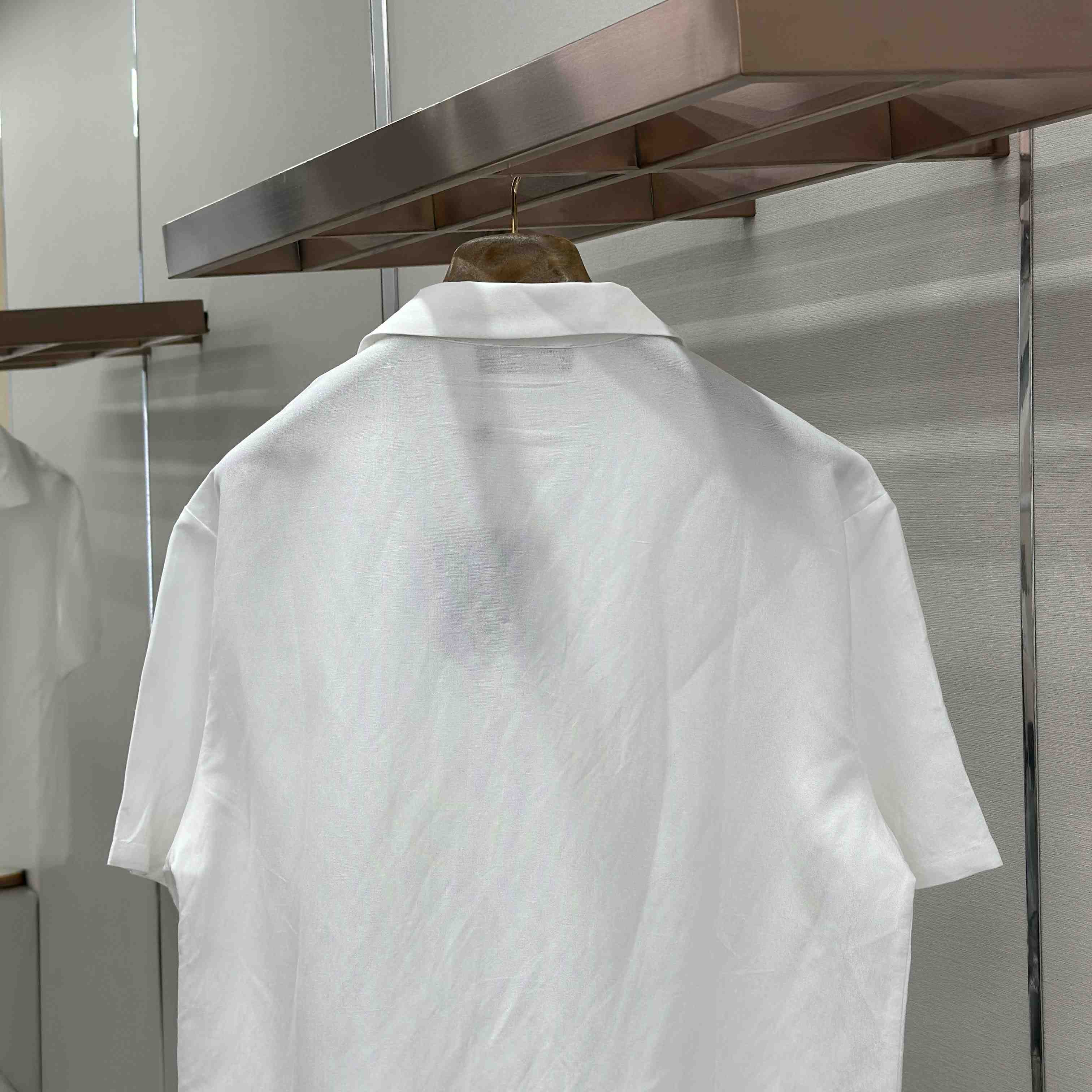 Louis Vuitton Embroidered Short-Sleeved Shirt - DesignerGu