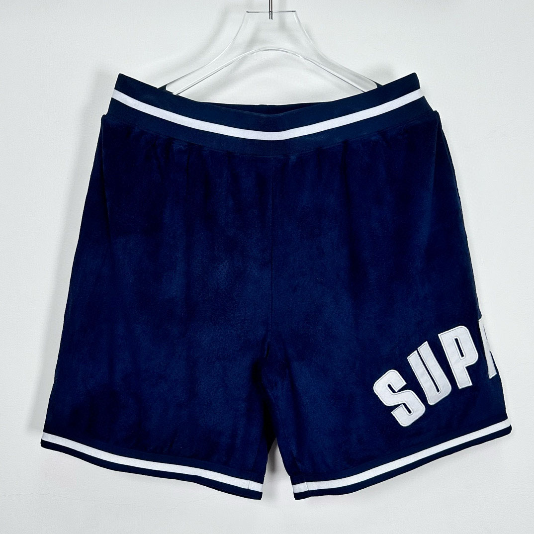 Supreme Ultrasuede Mesh Short 'Blue' - DesignerGu