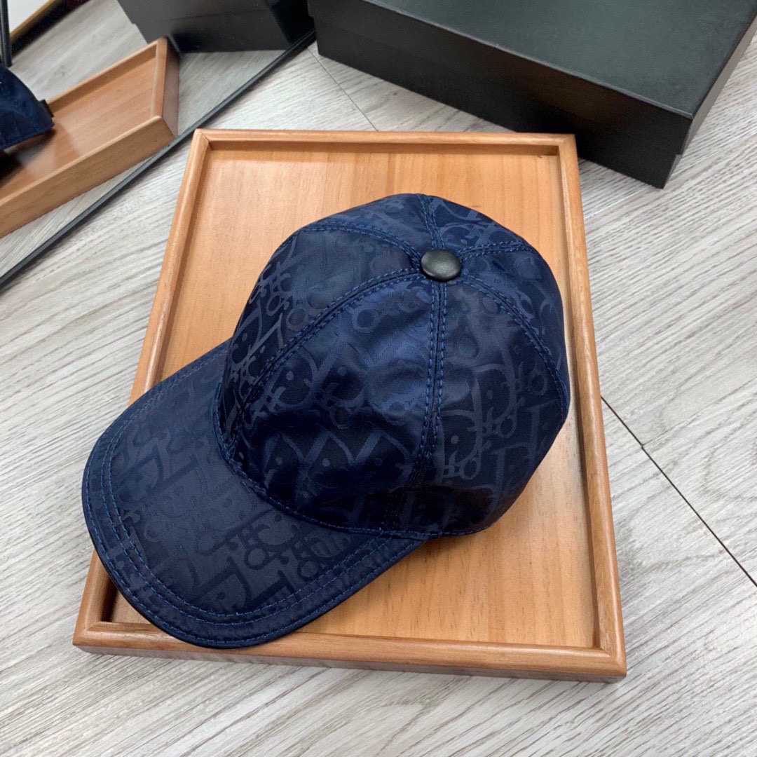 Dior Patterned Baseball Cap - DesignerGu