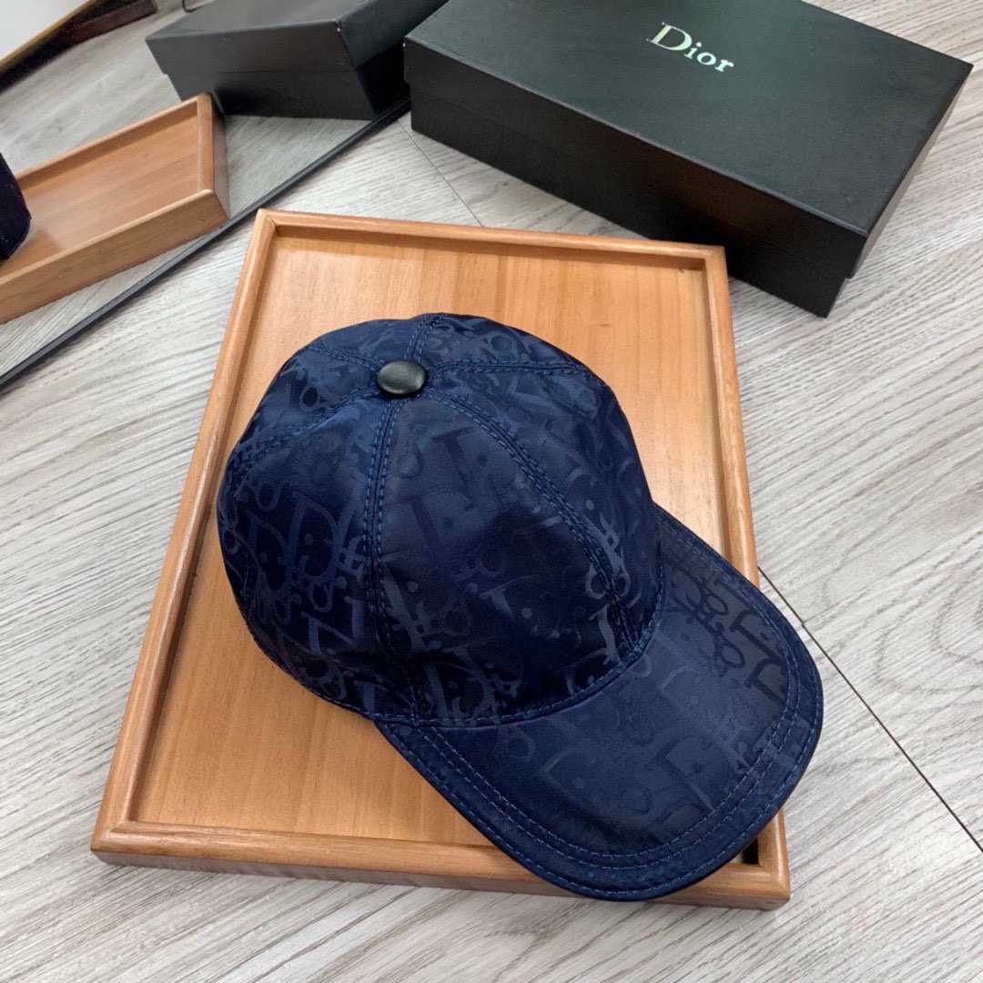 Dior Patterned Baseball Cap - DesignerGu