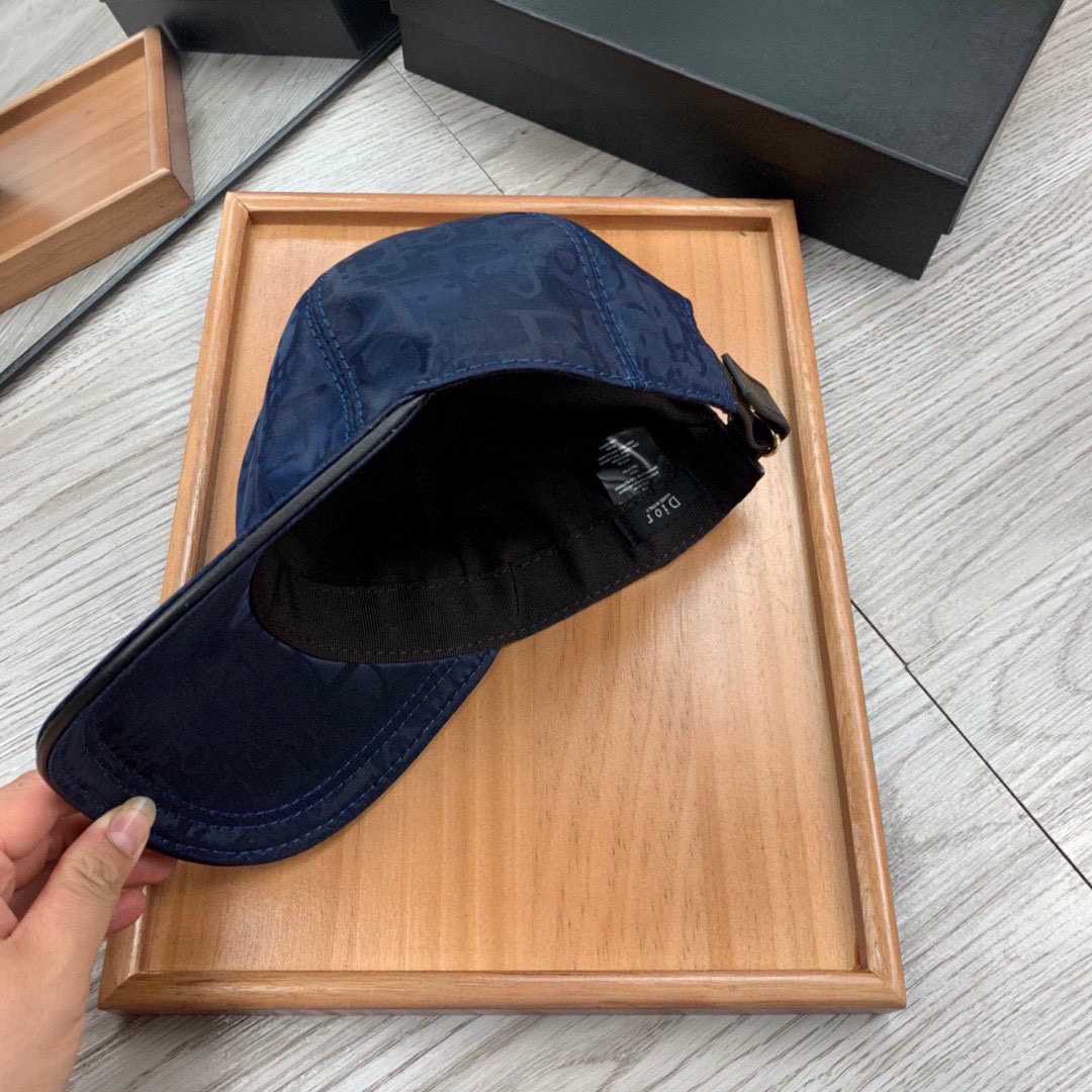 Dior Patterned Baseball Cap - DesignerGu