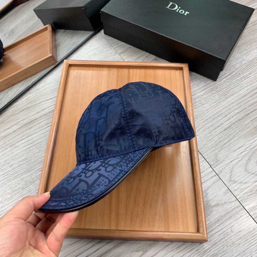 Dior Patterned Baseball Cap - DesignerGu