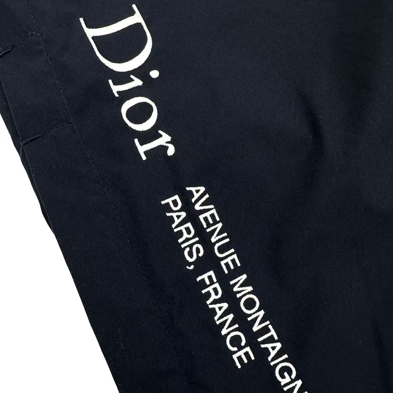 Dior Track Pants With Dior Montaigne Embroidery - DesignerGu
