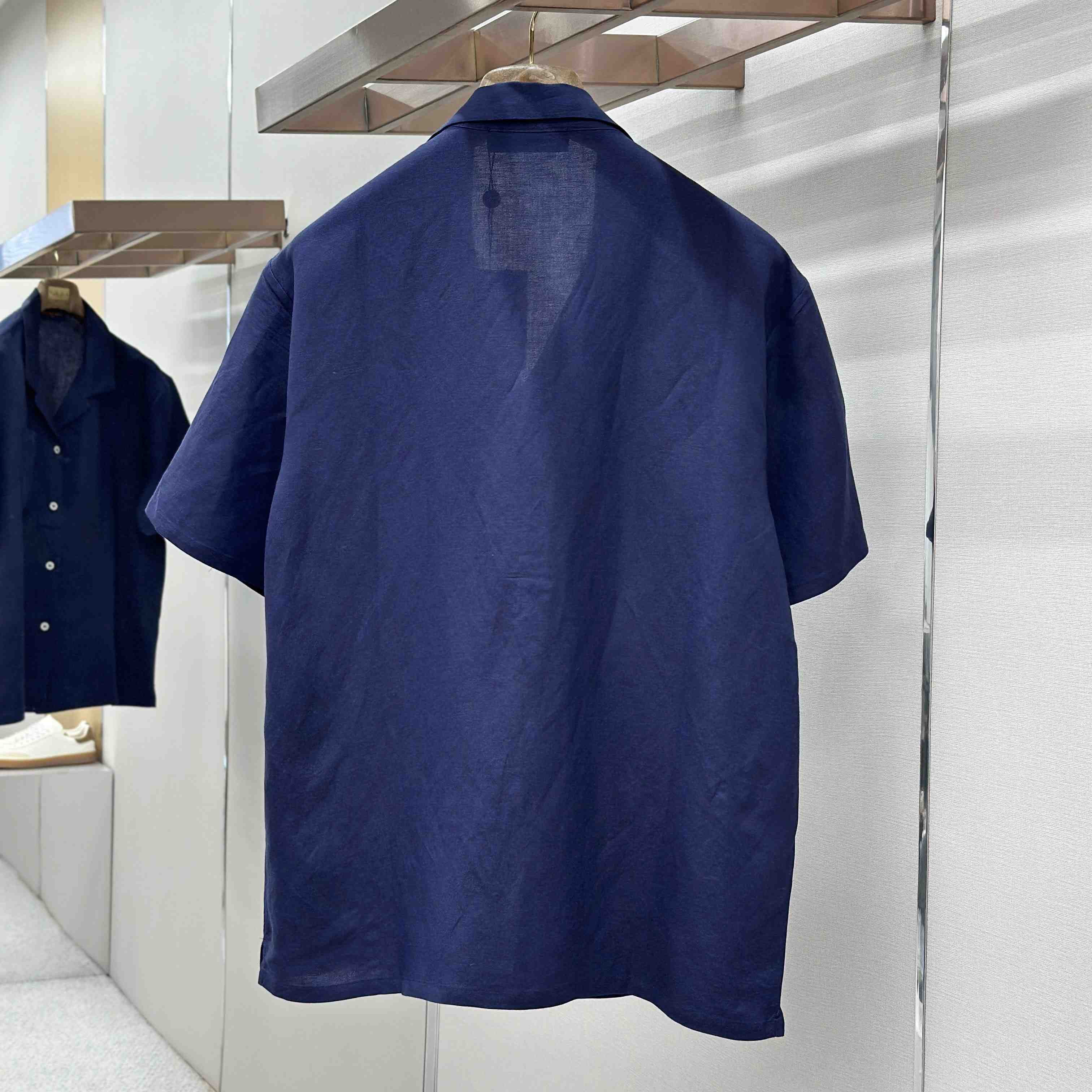 Louis Vuitton Embroidered Short-Sleeved Shirt - DesignerGu