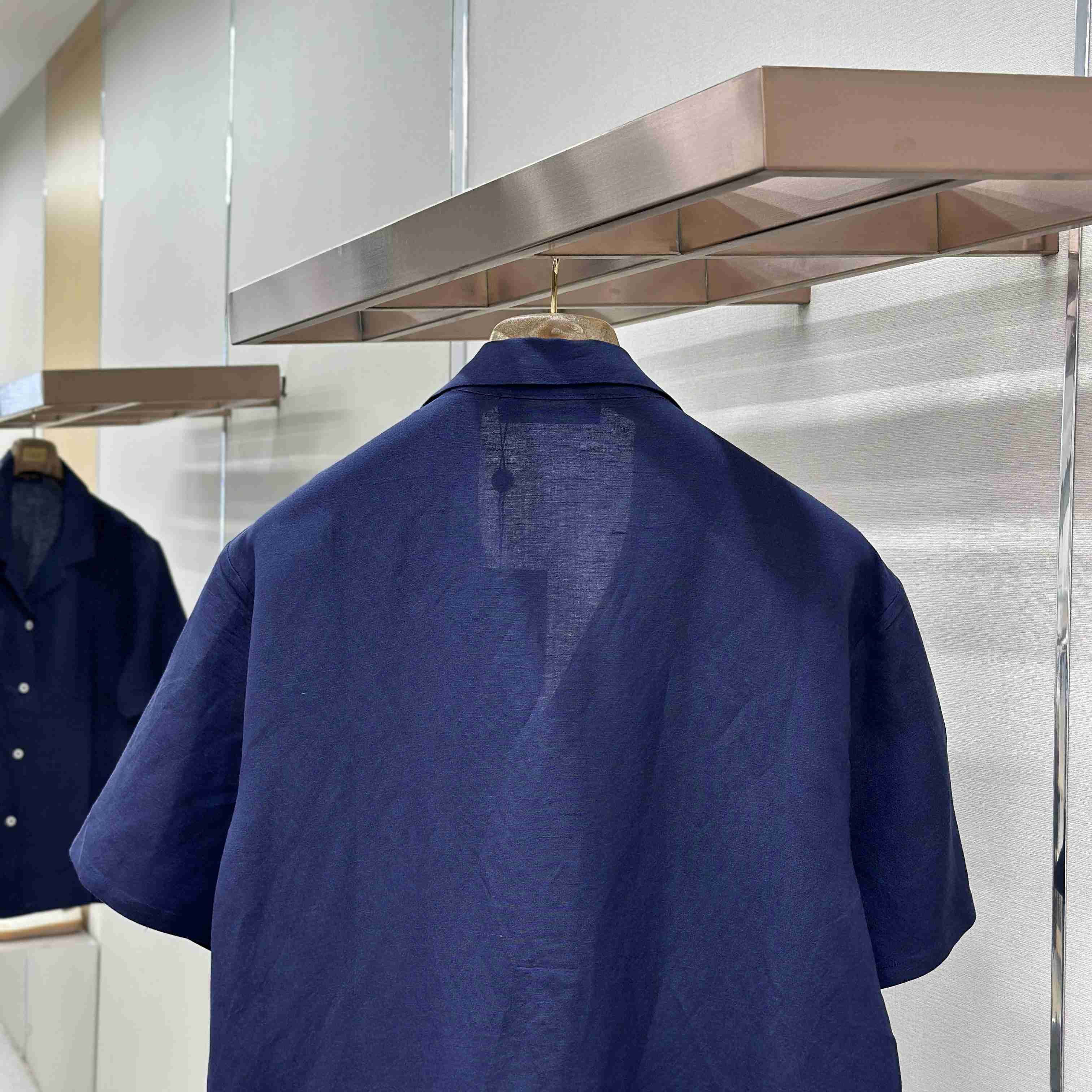 Louis Vuitton Embroidered Short-Sleeved Shirt - DesignerGu