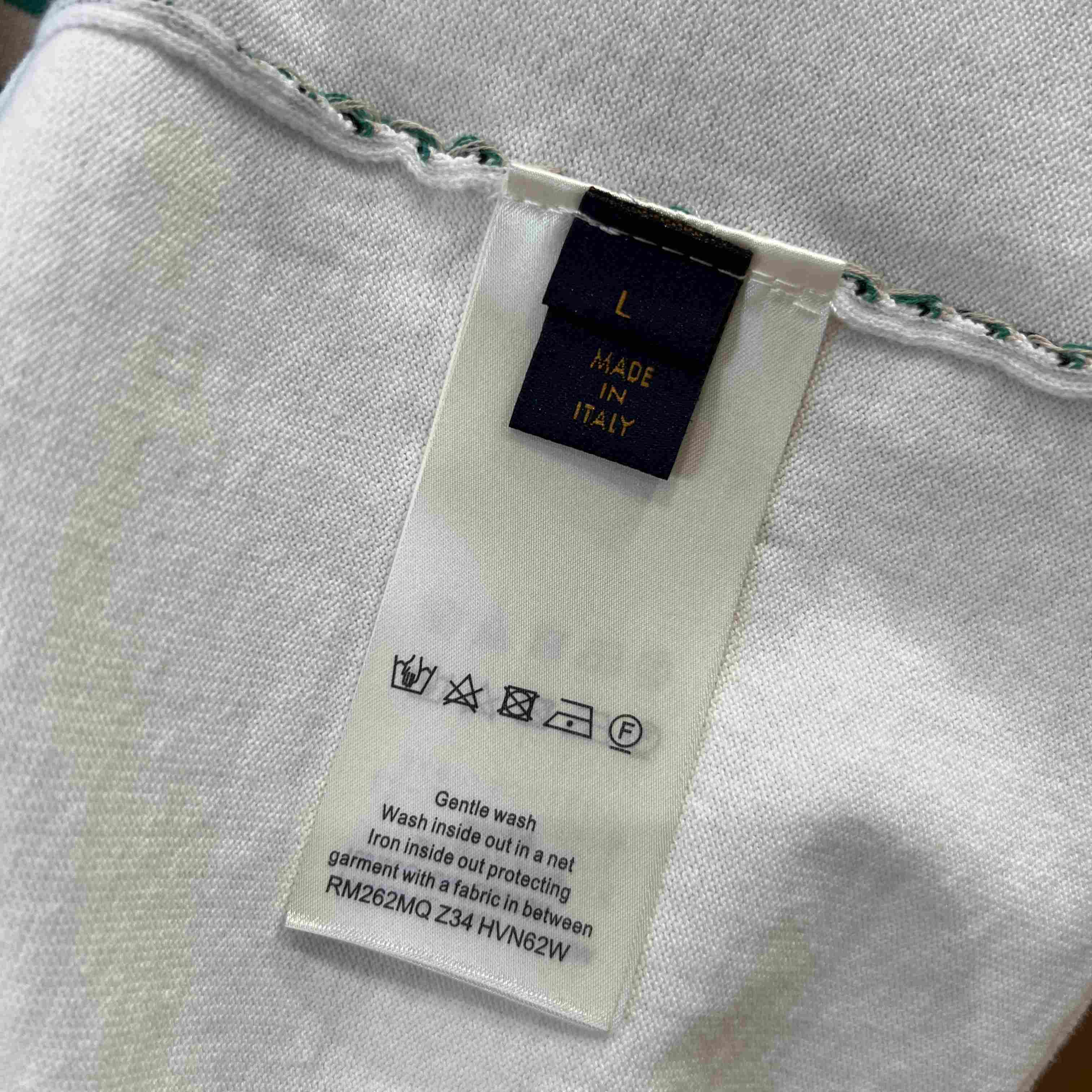 Louis Vuitton Striped Textured Short-Sleeved Polo Shirt 1AK7I4 - DesignerGu