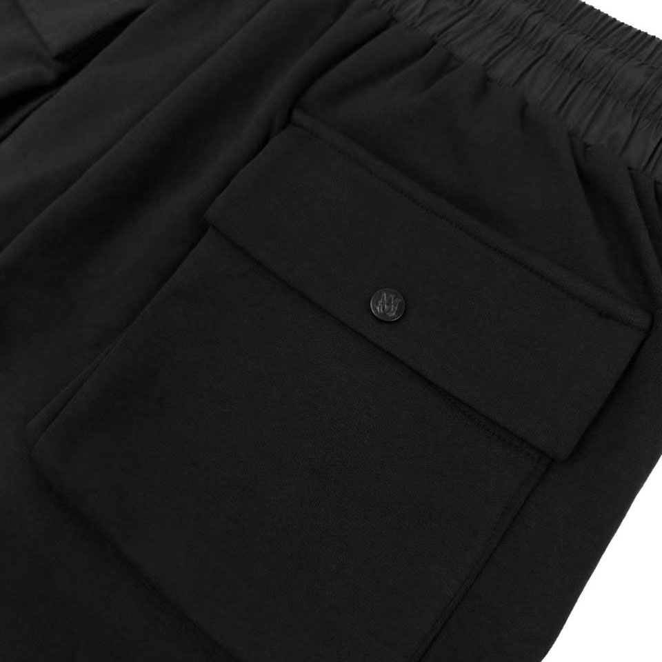 Amiri Drawstring-Waist Cargo Track Shorts - DesignerGu