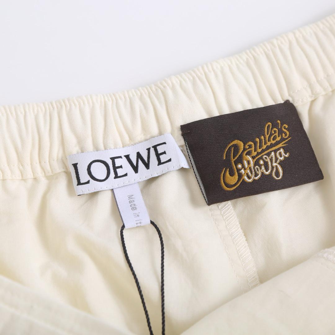 Loewe Shorts In Lyocell - DesignerGu