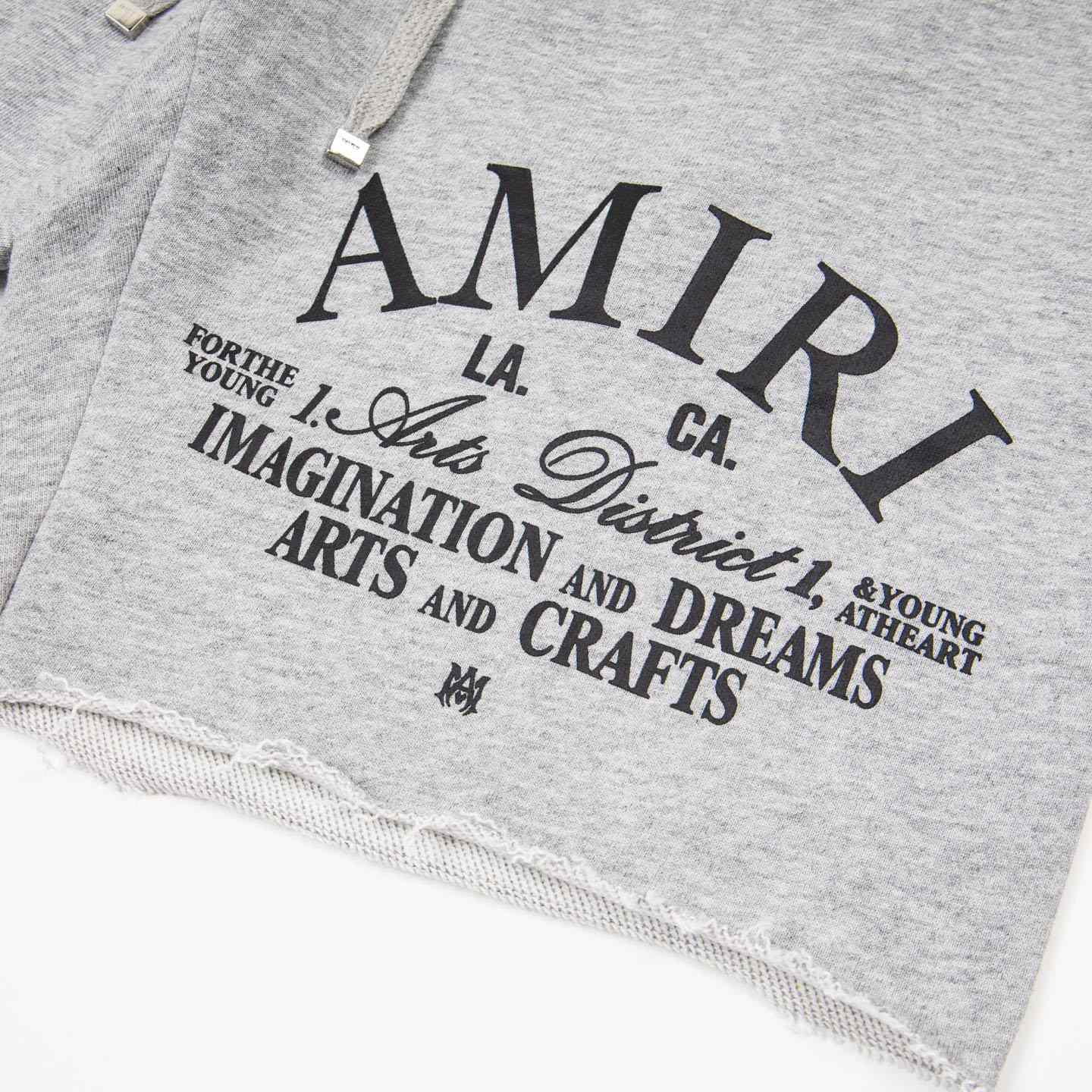 Amiri Arts District Sweatshort 'Gray' - DesignerGu