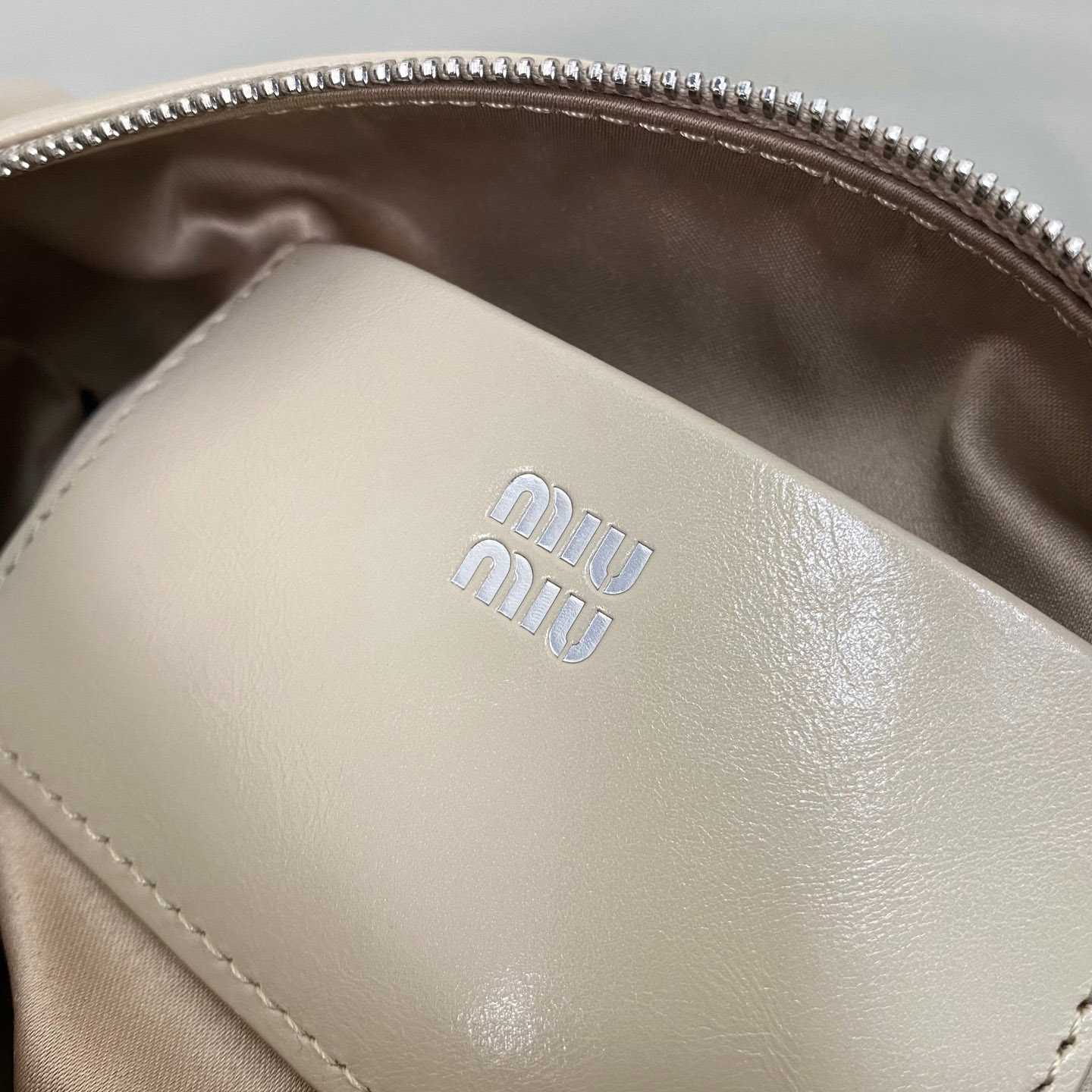 Miu Miu Shiny Leather Pouch - DesignerGu