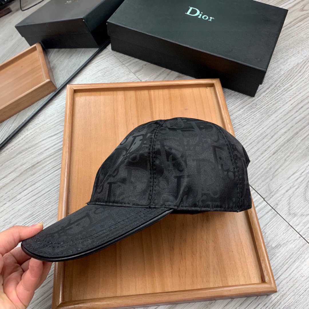Dior Patterned Baseball Cap - DesignerGu