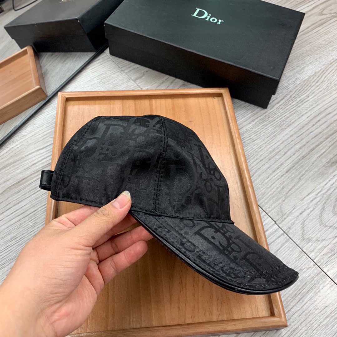 Dior Patterned Baseball Cap - DesignerGu