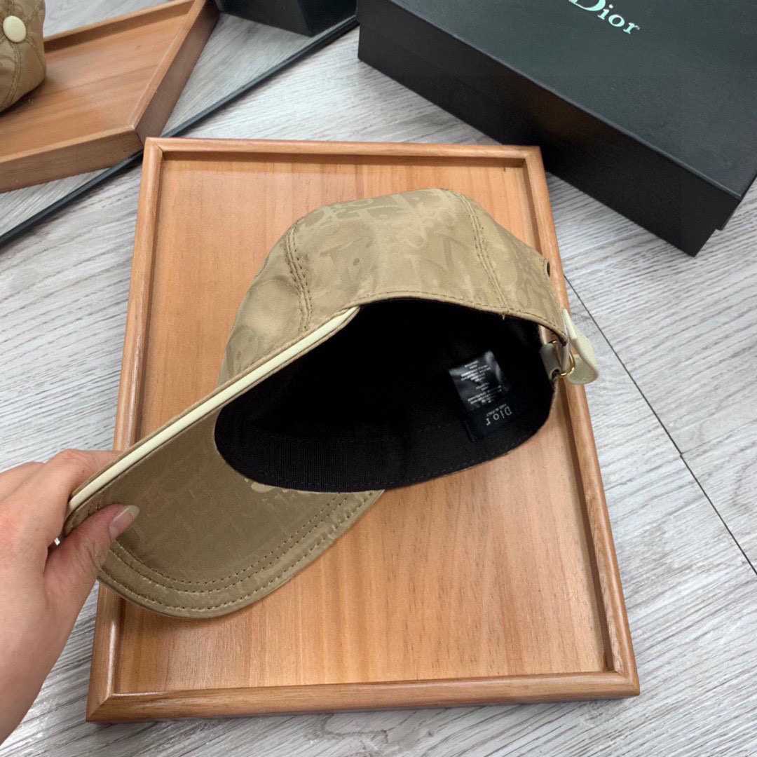 Dior Patterned Baseball Cap - DesignerGu