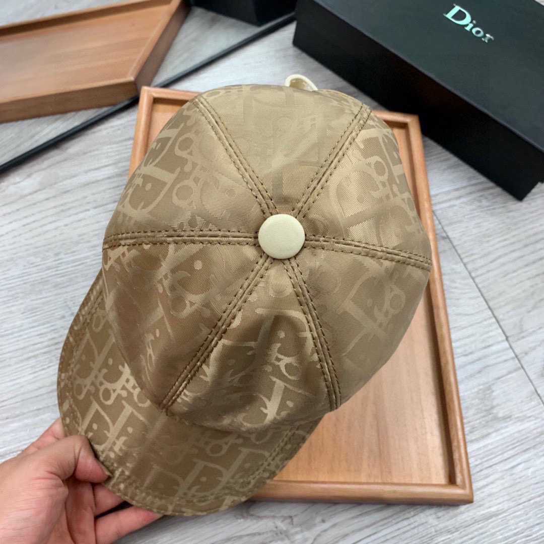 Dior Patterned Baseball Cap - DesignerGu