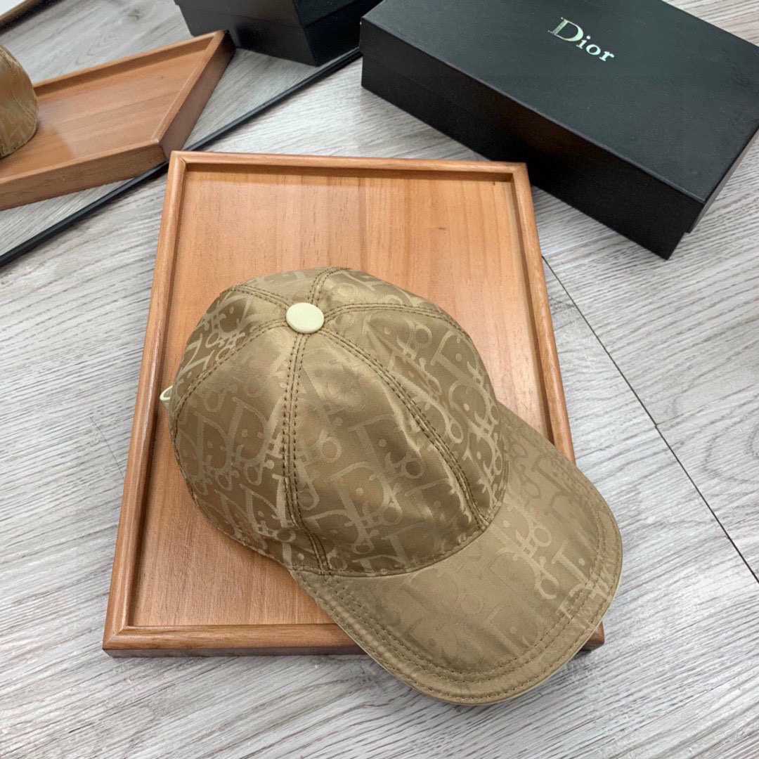 Dior Patterned Baseball Cap - DesignerGu