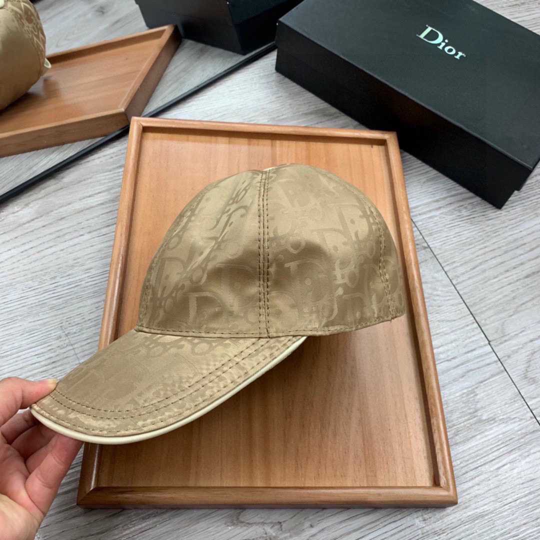 Dior Patterned Baseball Cap - DesignerGu
