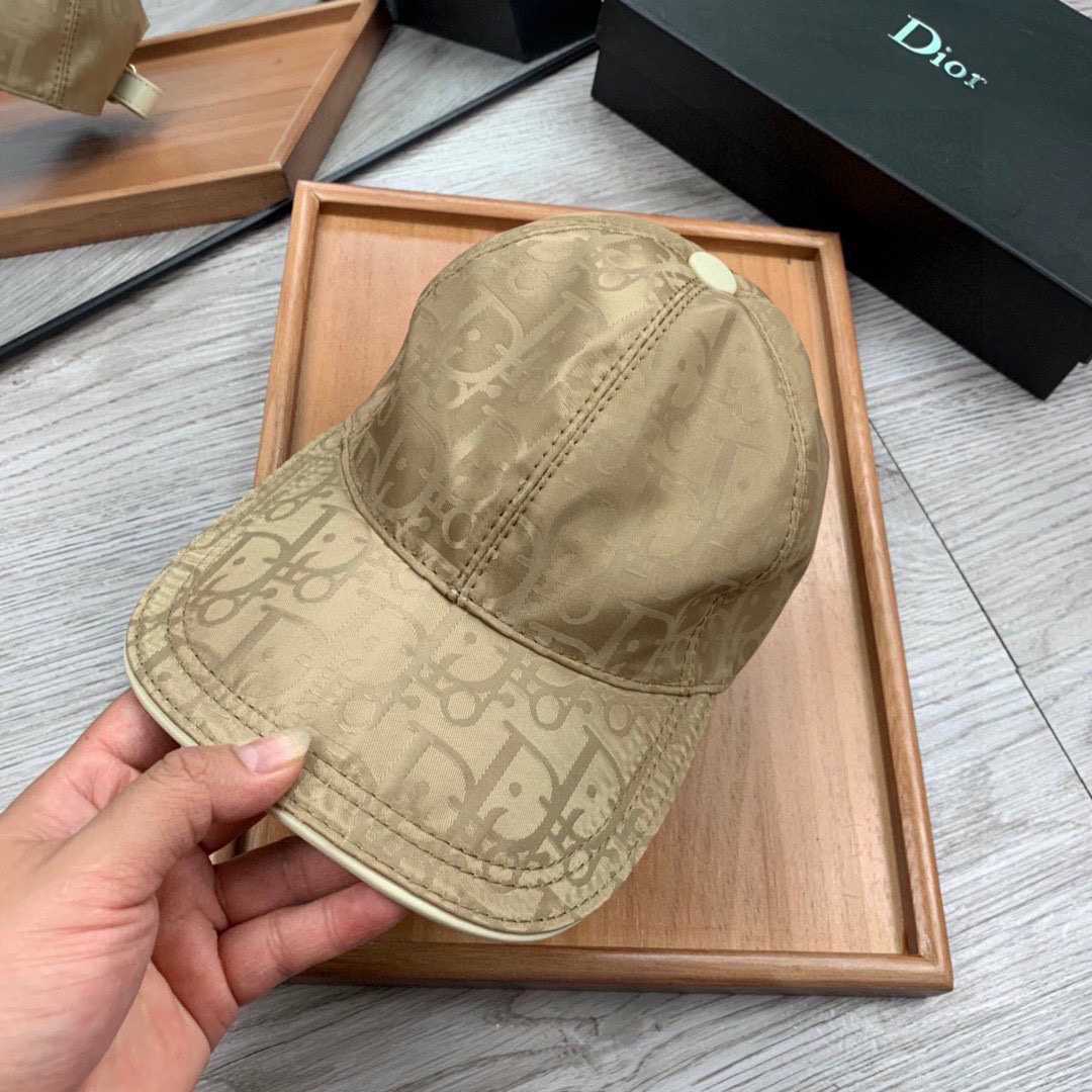 Dior Patterned Baseball Cap - DesignerGu