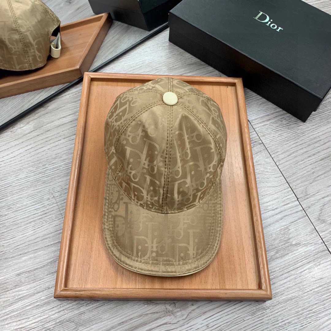 Dior Patterned Baseball Cap - DesignerGu
