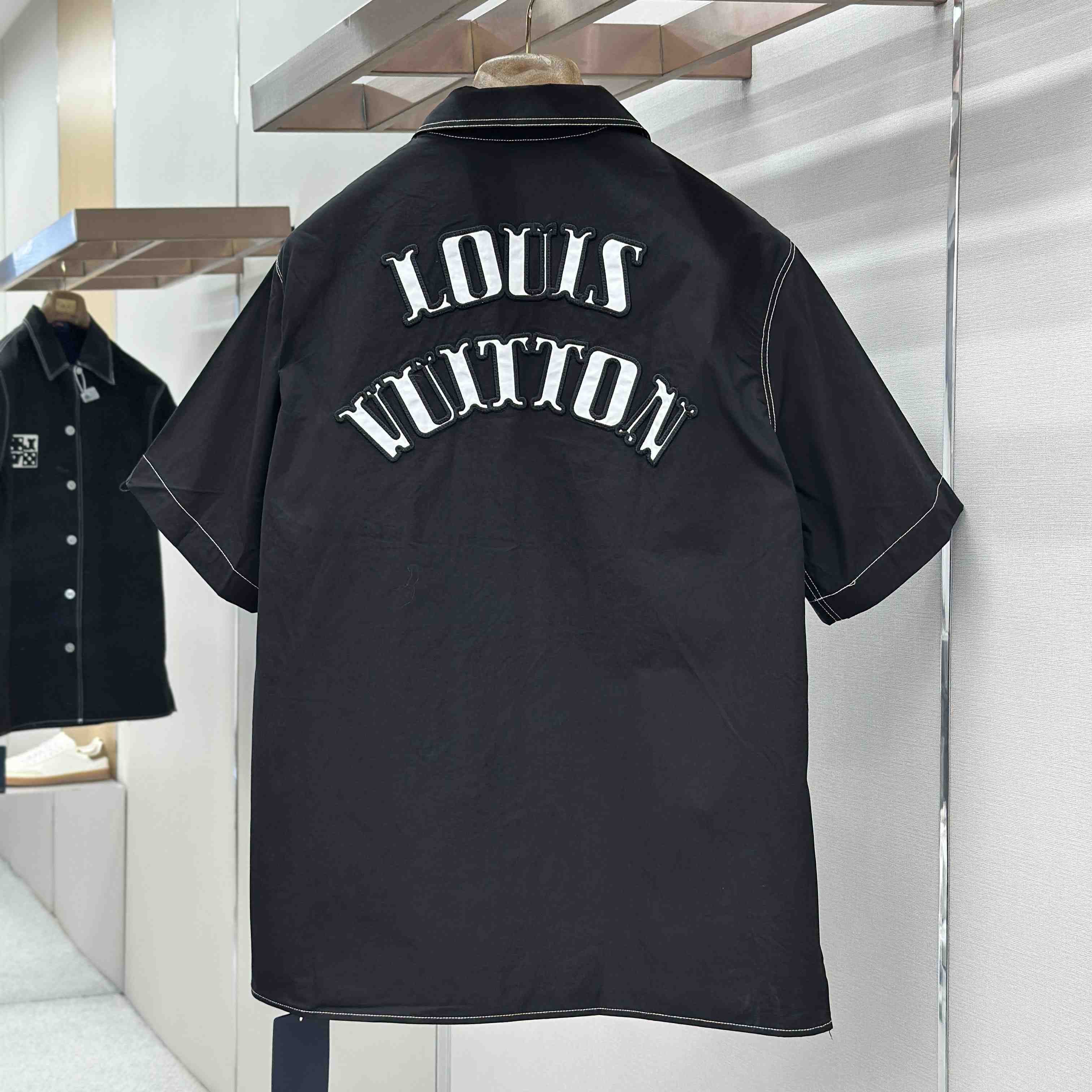 Louis Vuitton Embroidered Dice Short Sleeve Shirt - DesignerGu