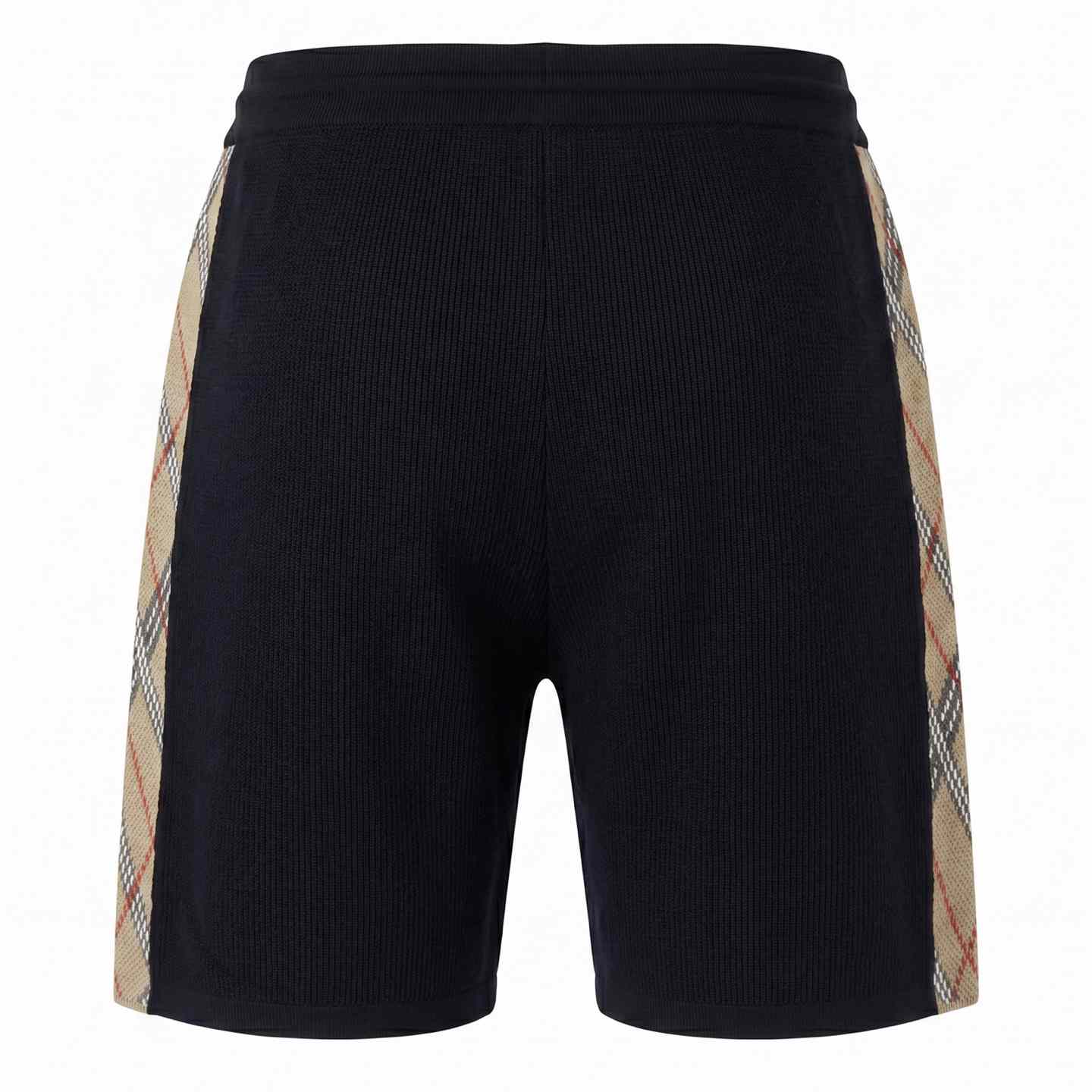 Burberry Check Trim Cotton Blend Shorts - DesignerGu