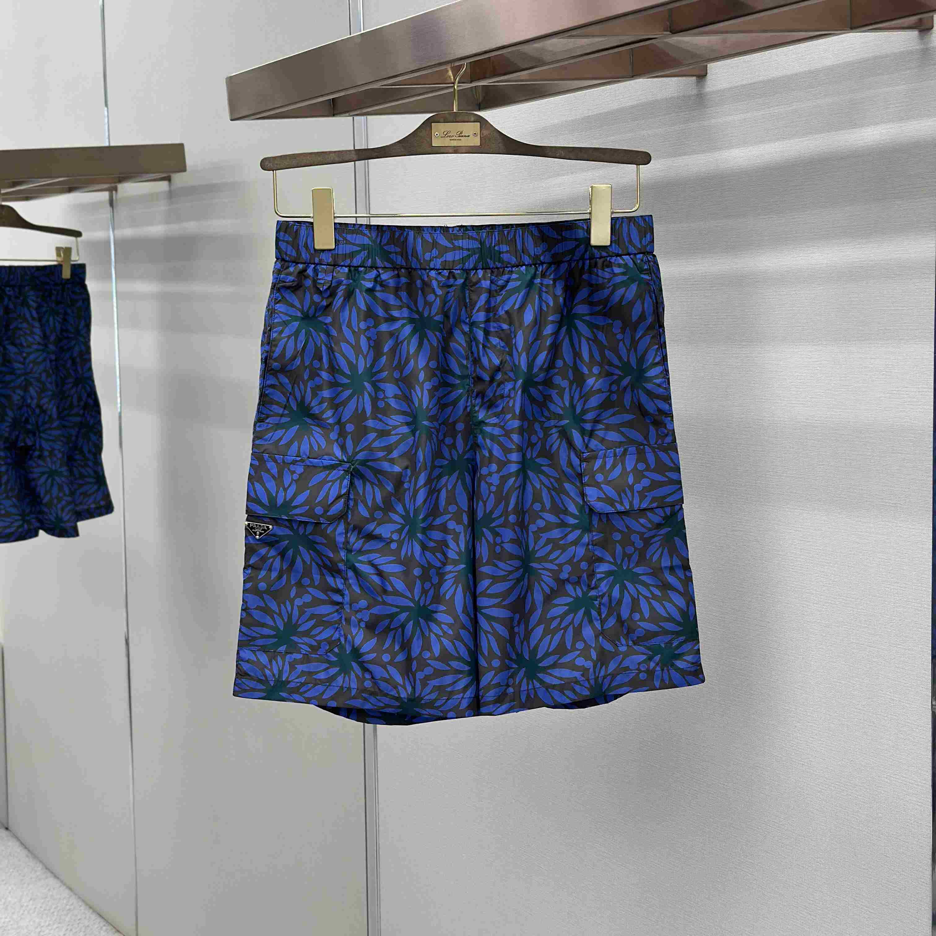 Prada Printed Re-Nylon Swim Trunks - DesignerGu