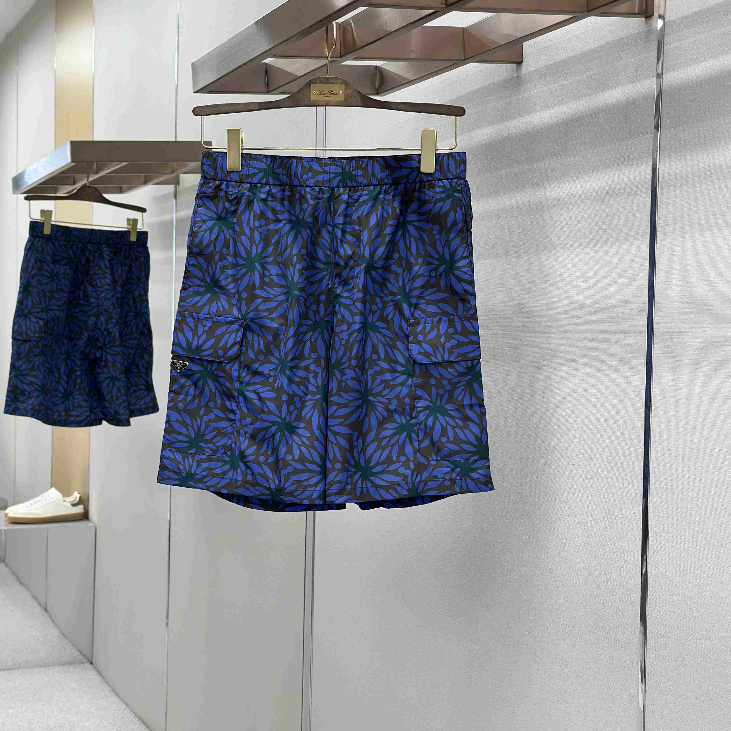 Prada Printed Re-Nylon Swim Trunks - DesignerGu