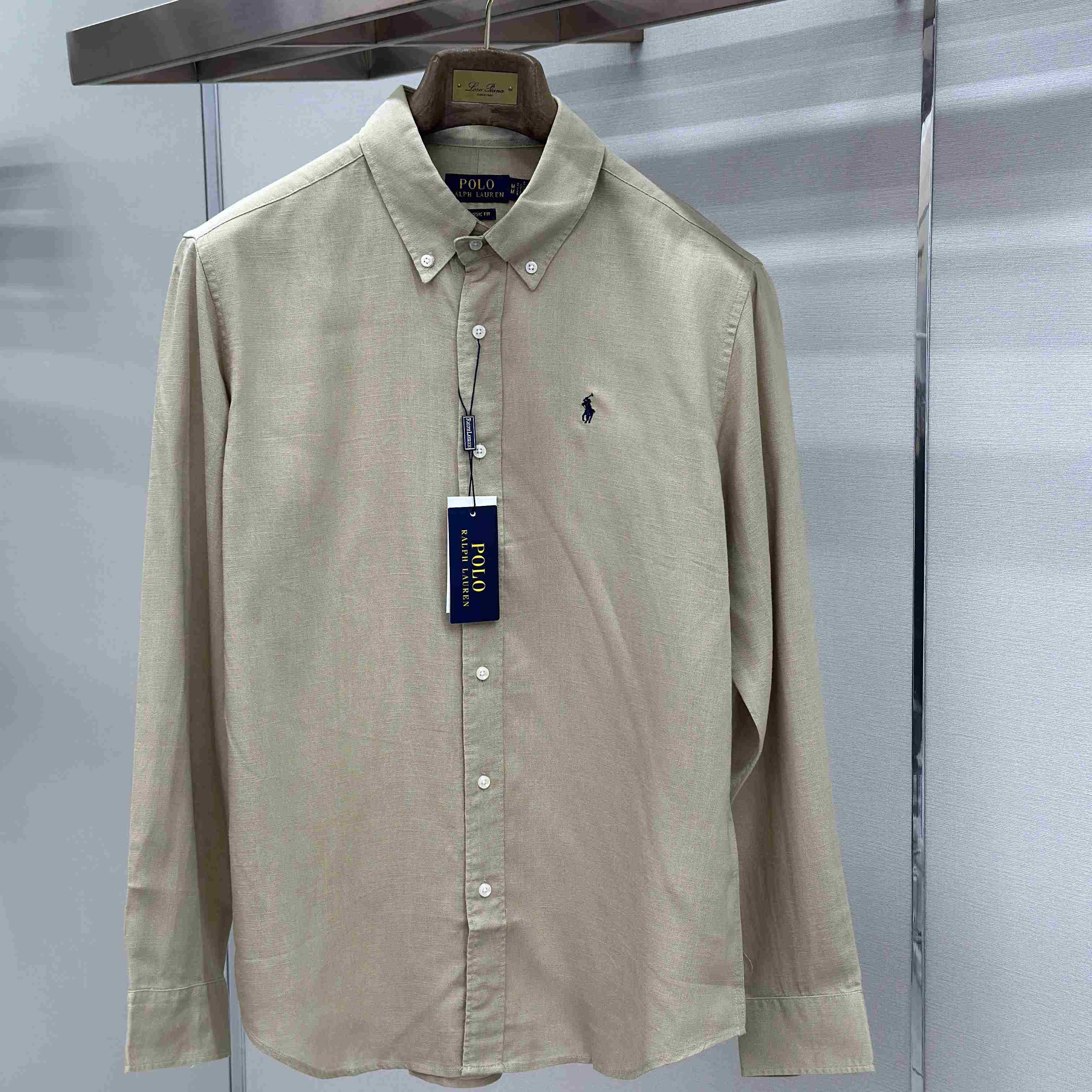  Ralph Lauren Classic Fit Linen Shirt - DesignerGu