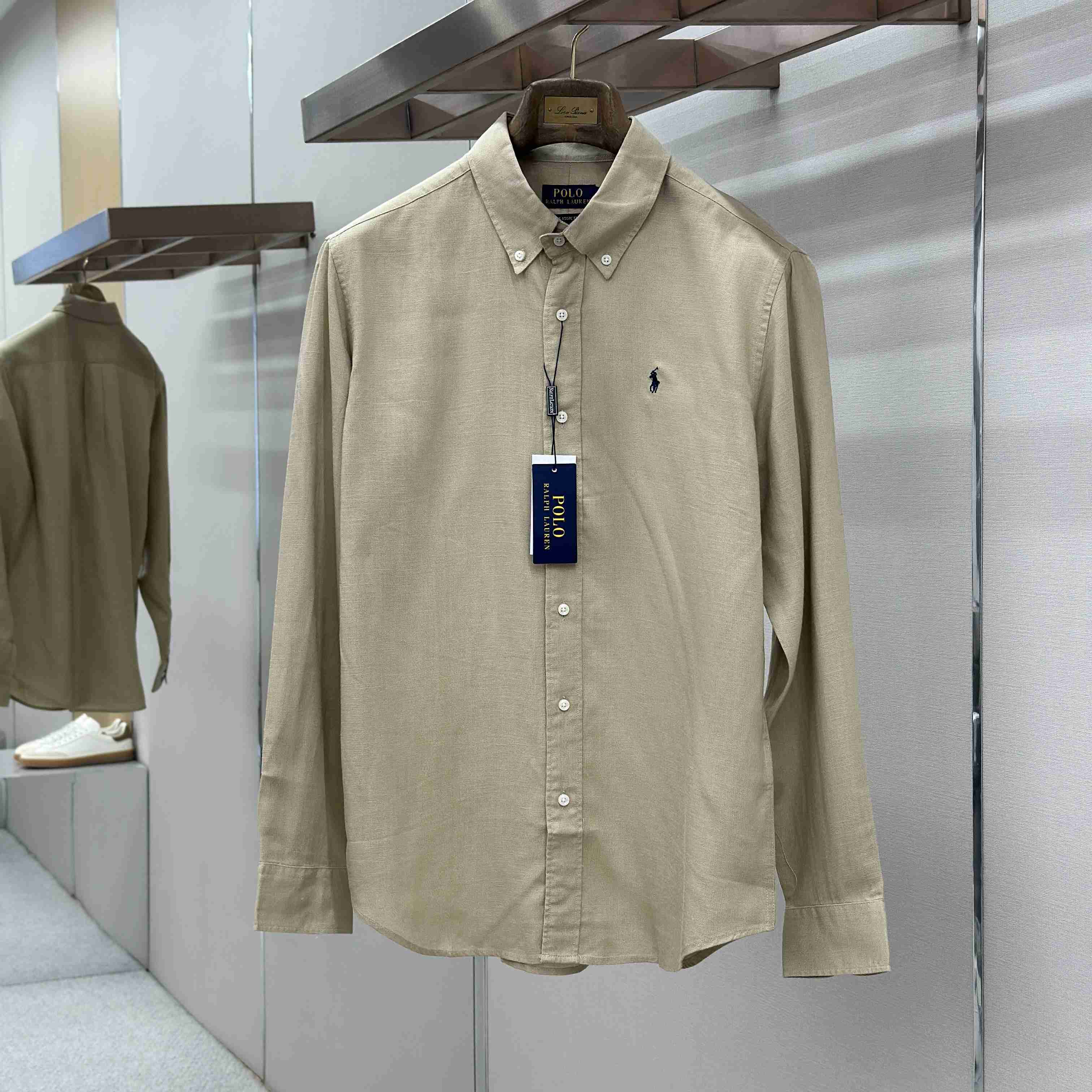  Ralph Lauren Classic Fit Linen Shirt - DesignerGu