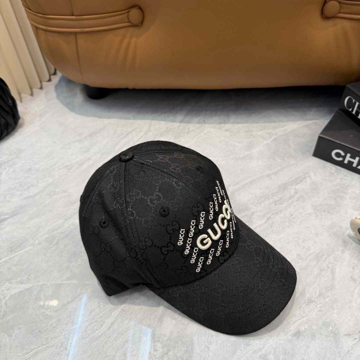 Gucci Cotton Denim Baseball Hat - DesignerGu