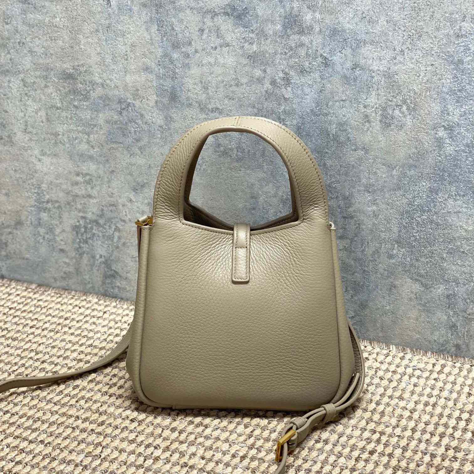 Saint Laurent LE 5 À 7 BABY BEA In Grained Leather - DesignerGu