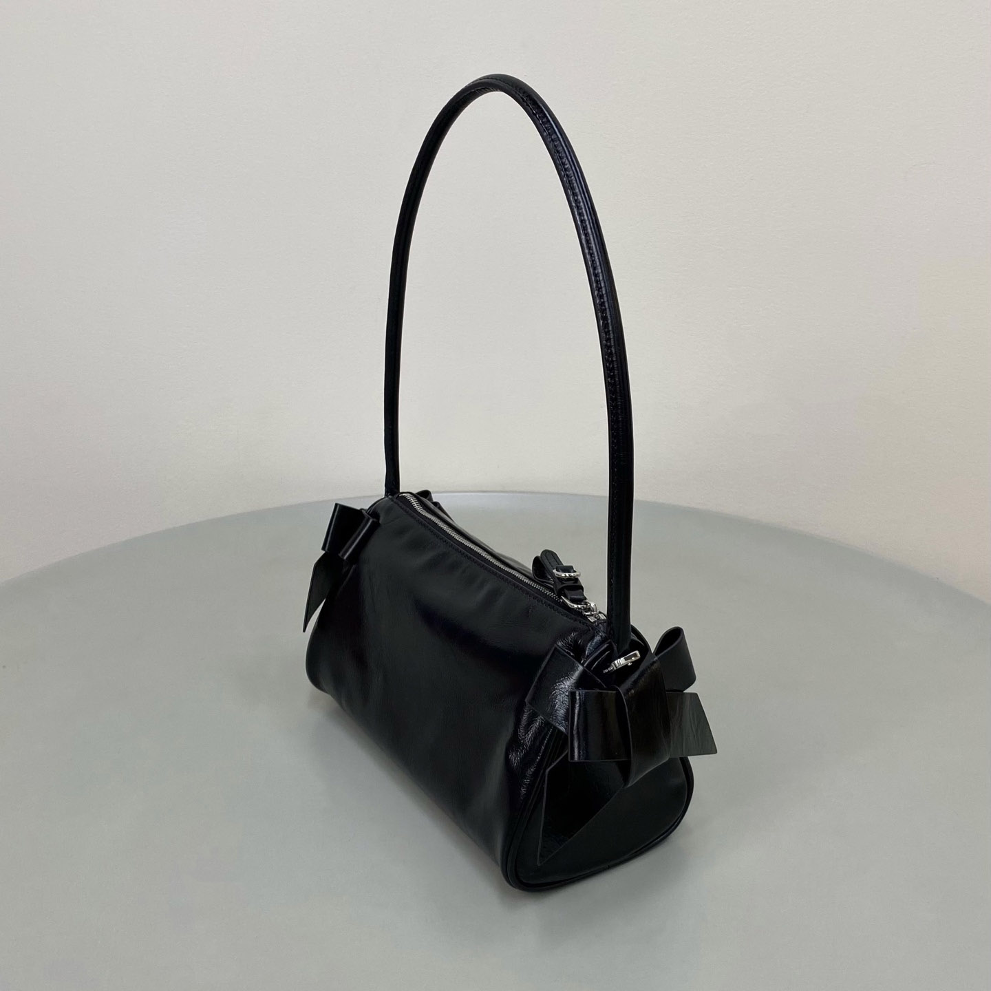 Miu Miu Shiny Leather Pouch - DesignerGu