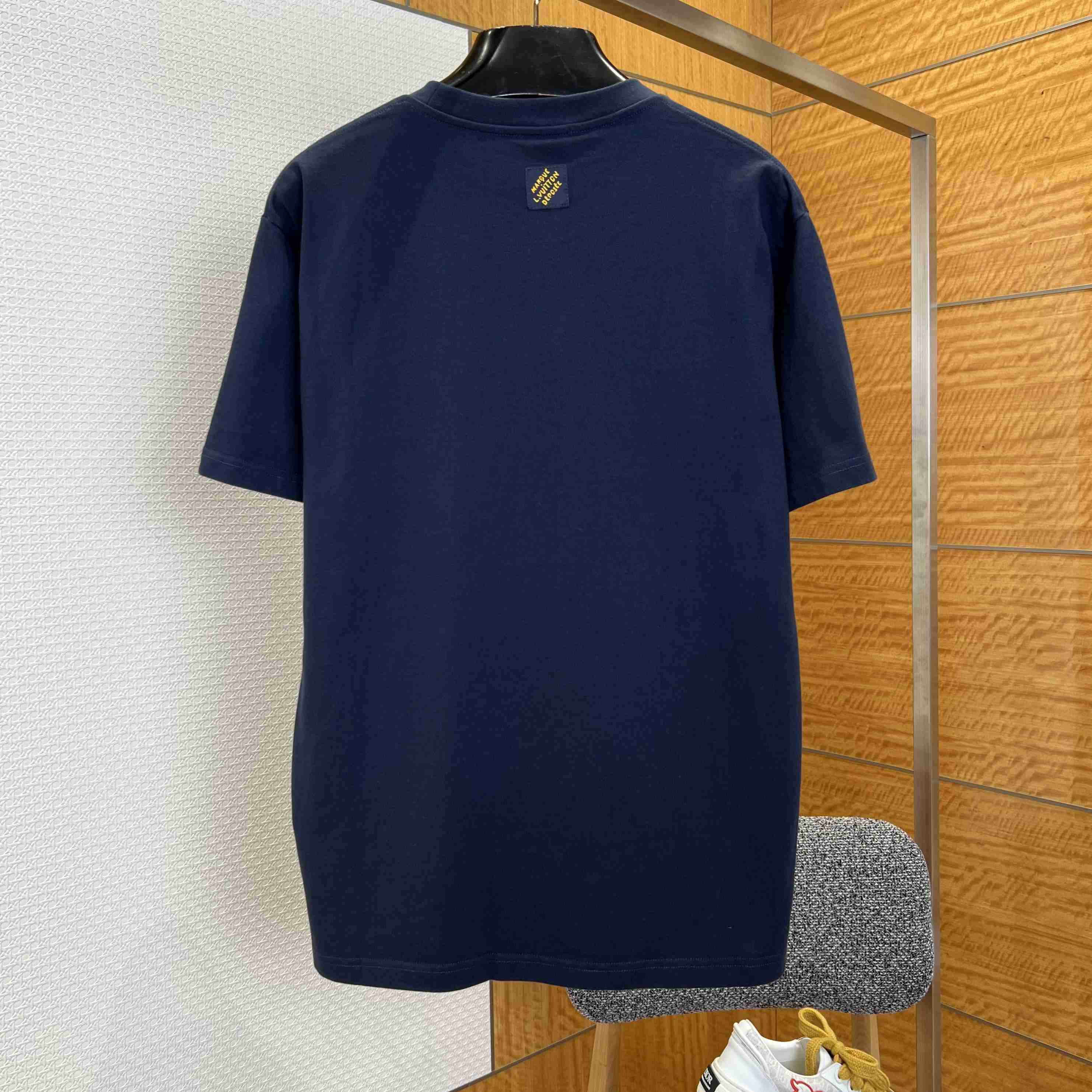 Louis Vuitton Denim Signature T-Shirt 1AK7H9 - DesignerGu