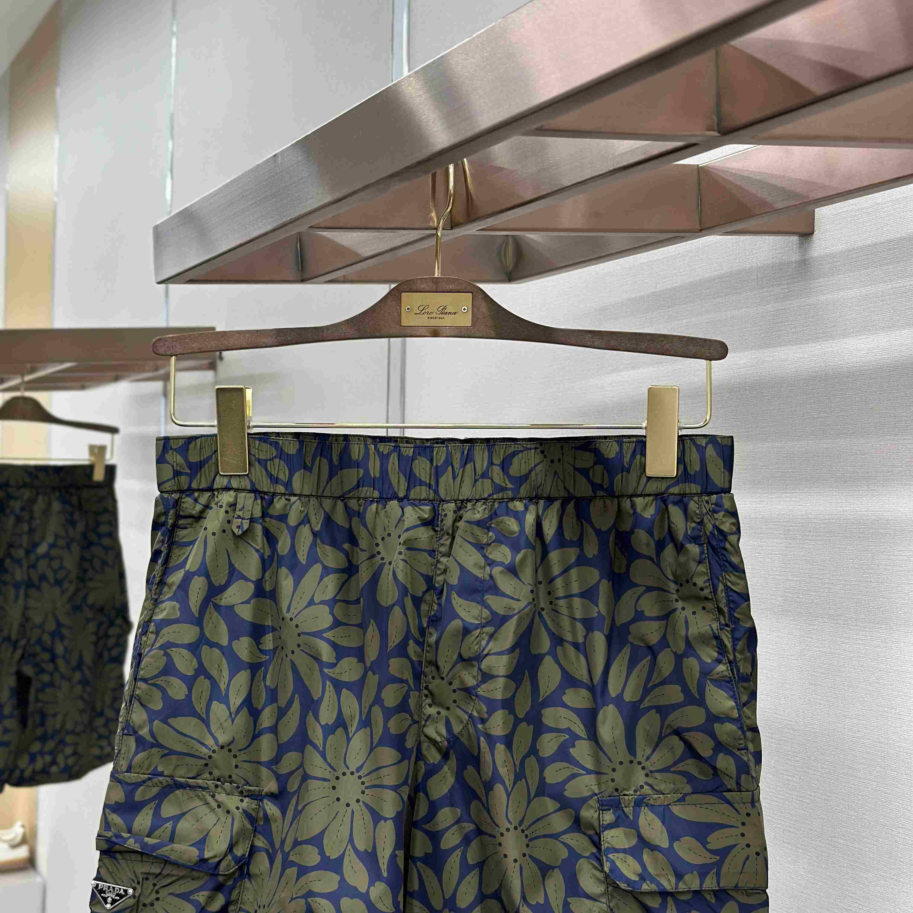 Prada Printed Re-Nylon Swim Trunks - DesignerGu