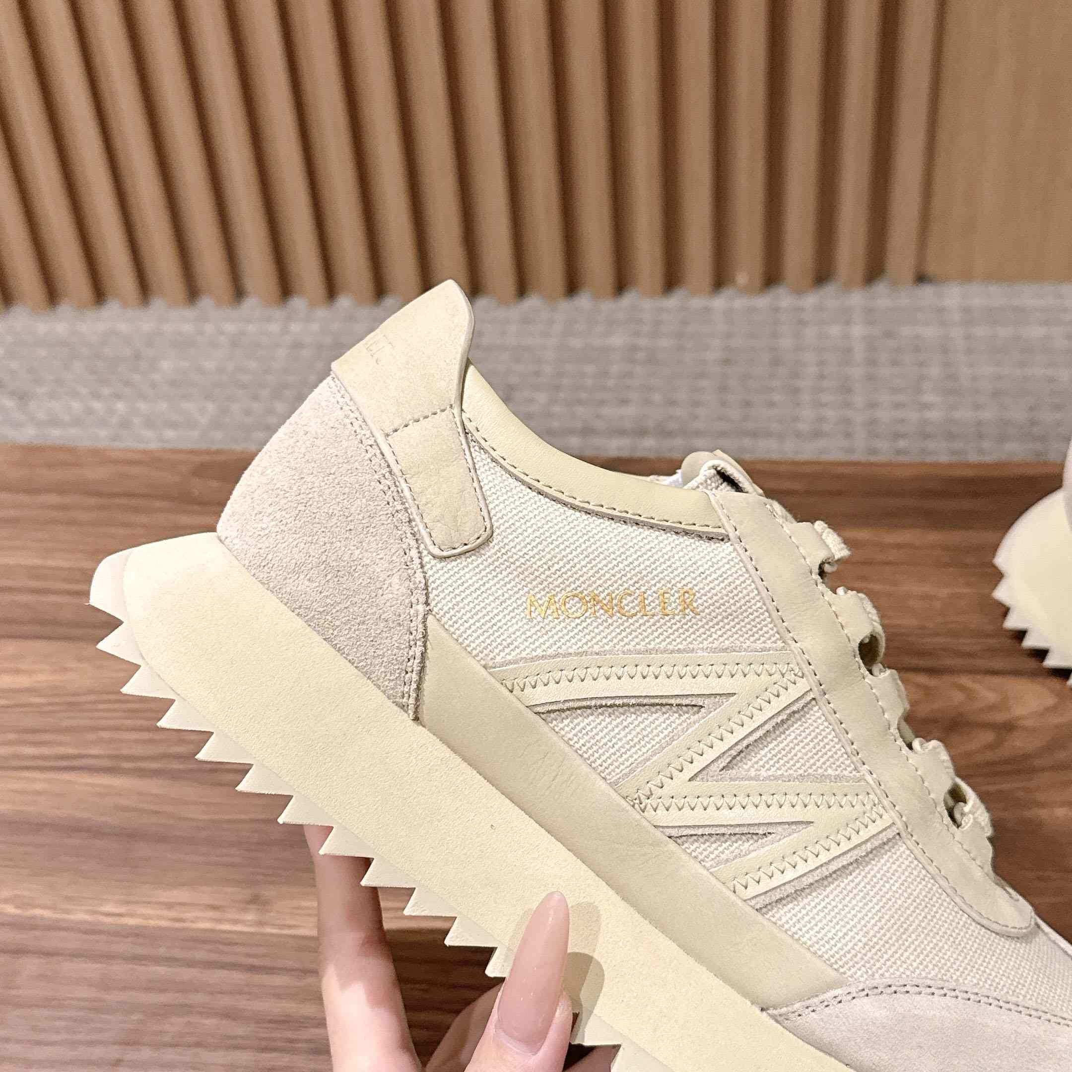 Moncler Pacey2 Suede & Nubuck Sneakers - DesignerGu