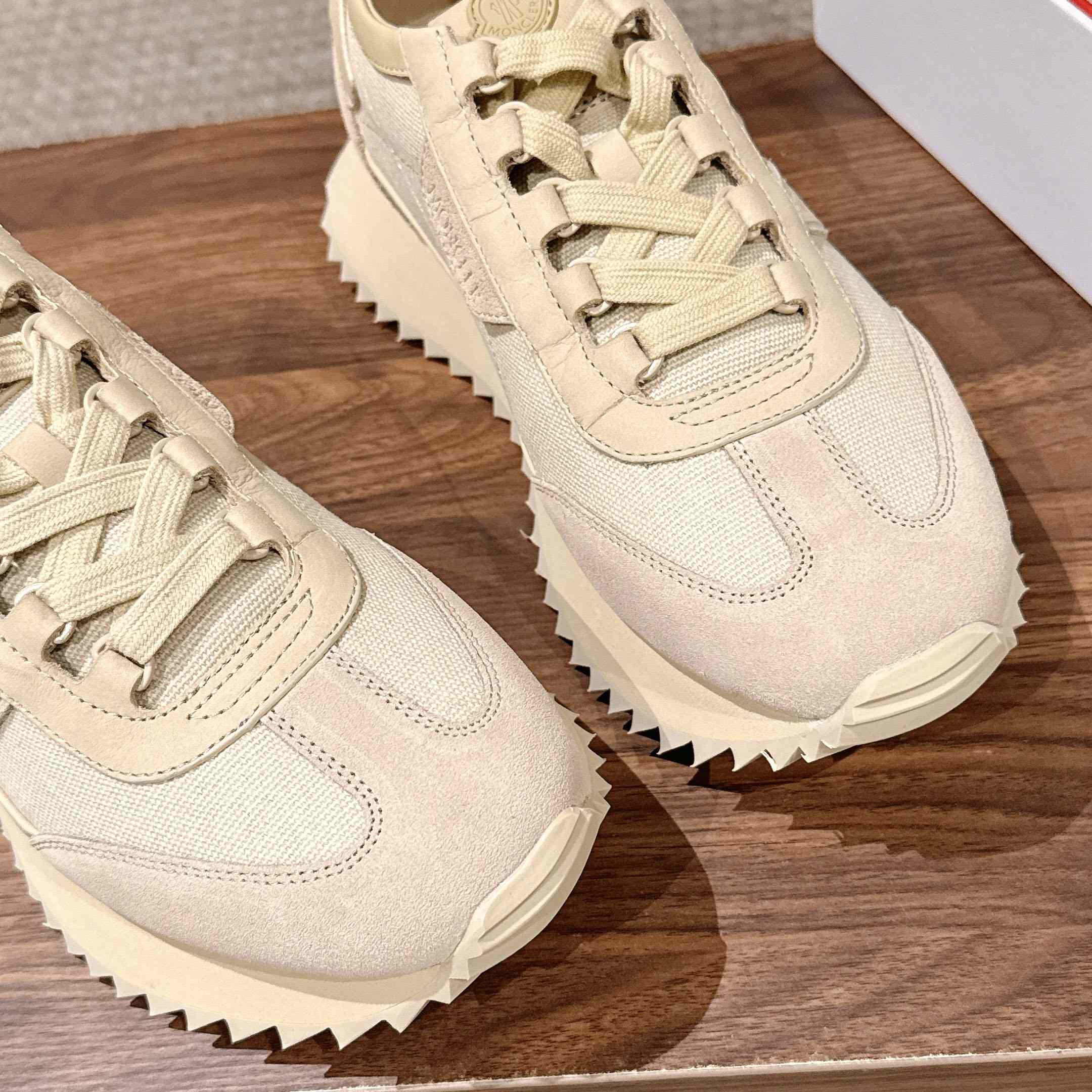 Moncler Pacey2 Suede & Nubuck Sneakers - DesignerGu